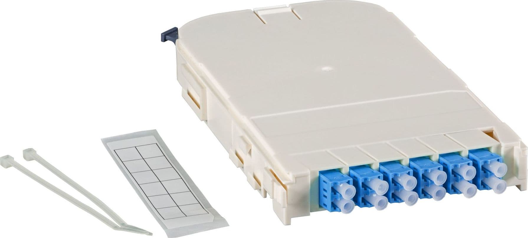 Modulo FTTH 12 porte con Adattatori Ceramici LC/APC OS2 Monomodale - 4