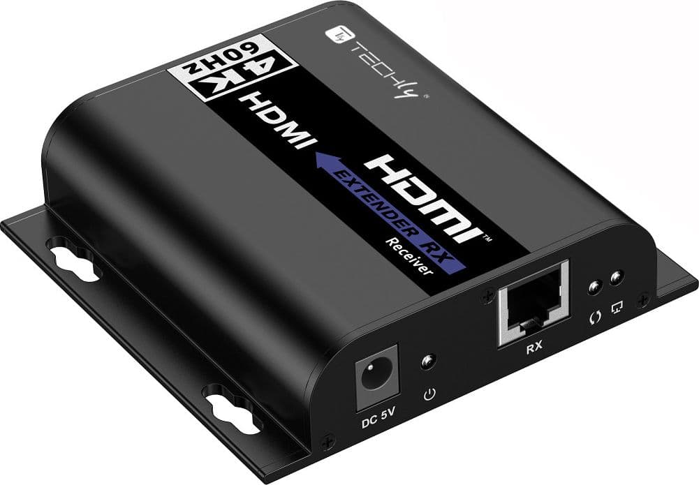 Ricevitore Aggiuntivo per Extender HDMI 4K@60Hz con IR su Cavo Cat.6 fino a 120m - 3