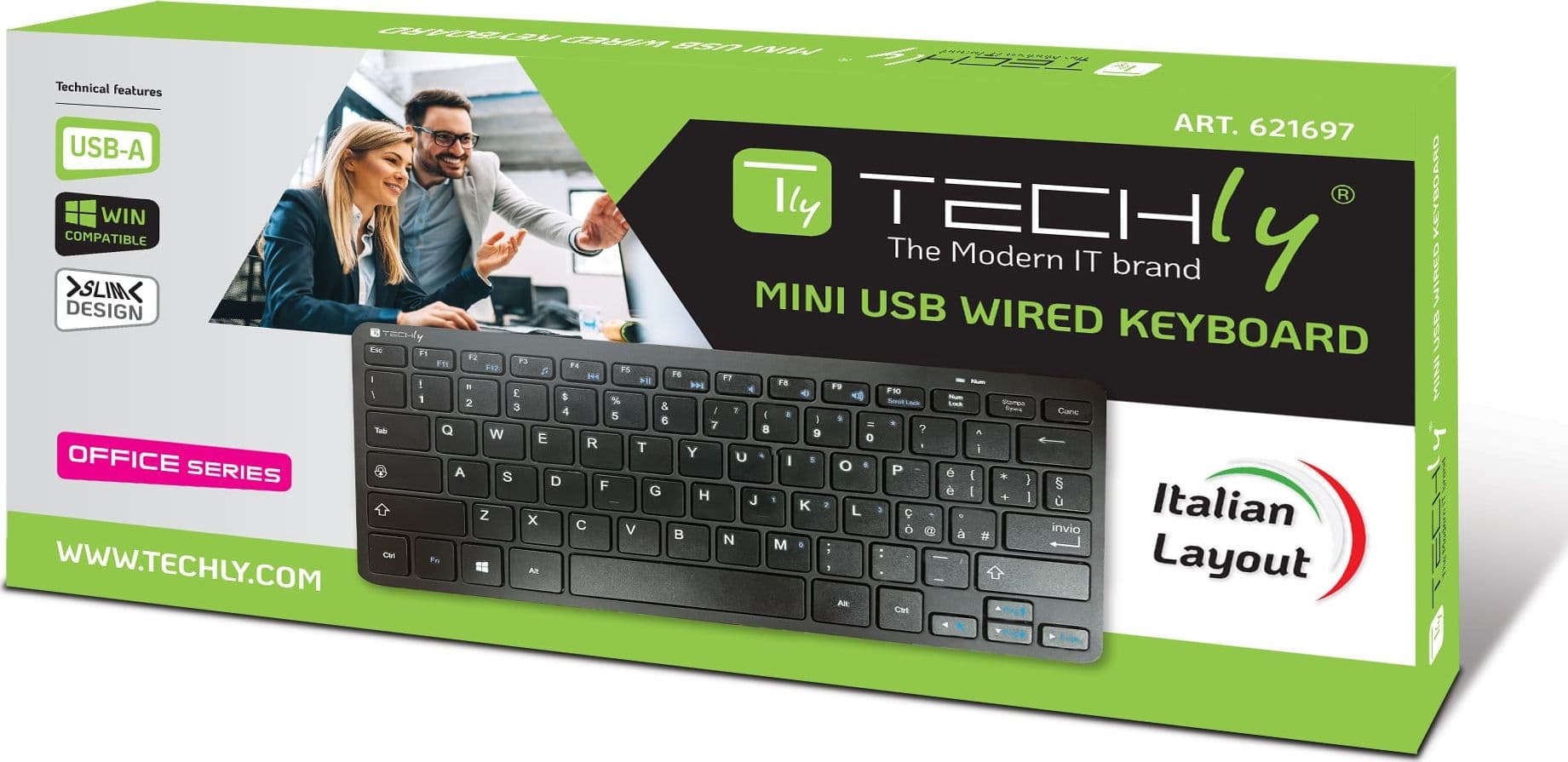 Mini Tastiera USB 78 Tasti Layout Italiano - 16