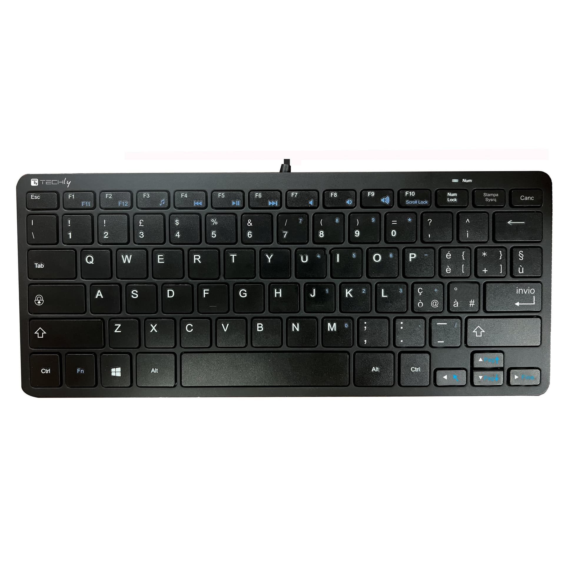Mini Tastiera USB 78 Tasti Layout Italiano - 3