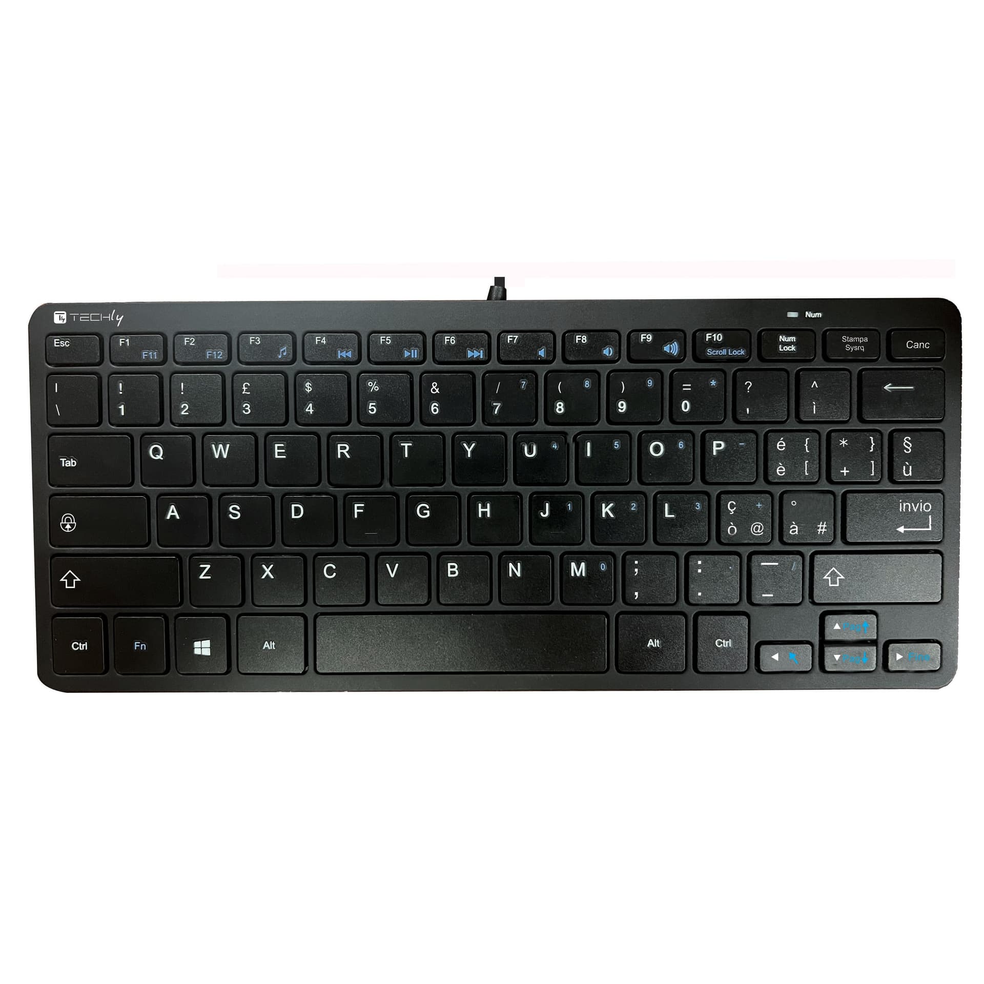 Mini Tastiera USB 78 Tasti Layout Italiano - 5