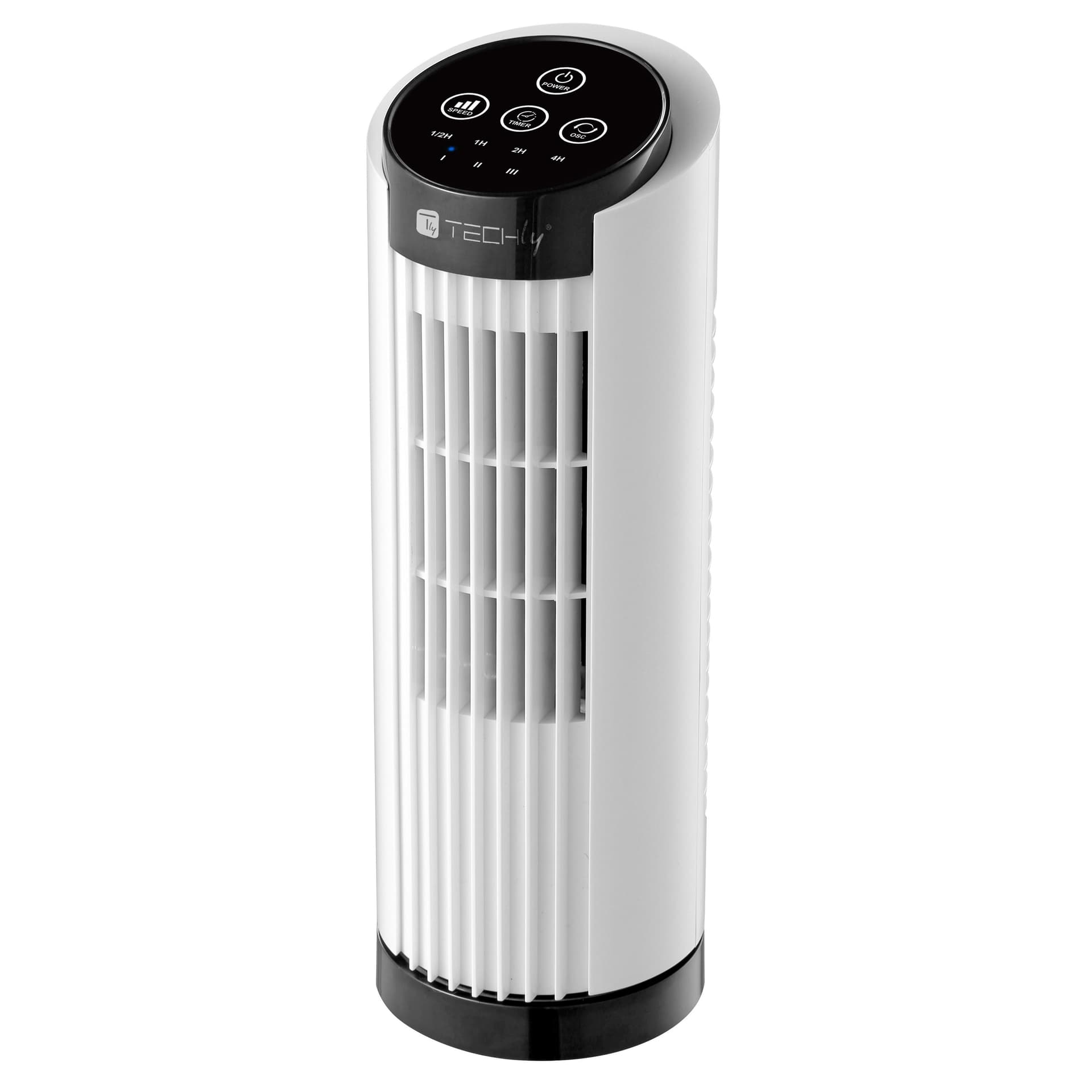 Mini Ventilatore a Torre 13'' 3 Velocit&agrave con Interruttore Touch Oscillazione 70&deg e Timer - 3