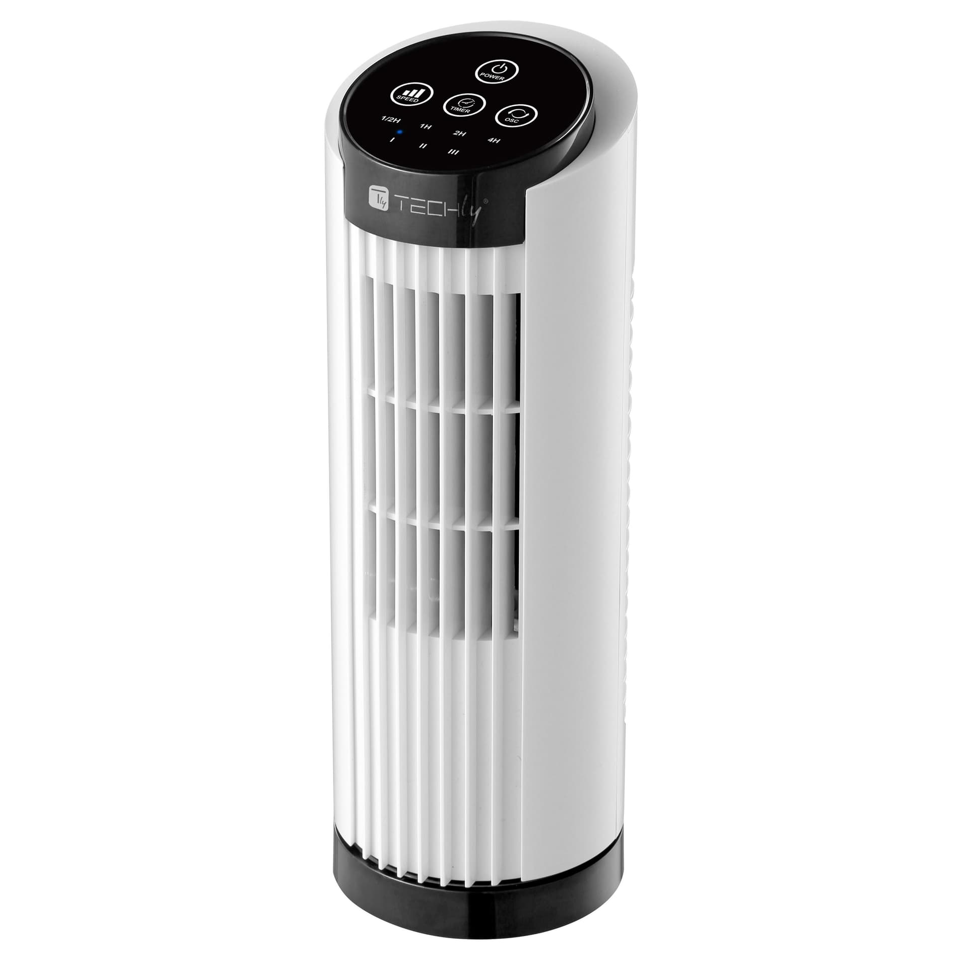Mini Ventilatore a Torre 13'' 3 Velocit&agrave con Interruttore Touch Oscillazione 70&deg e Timer - 8