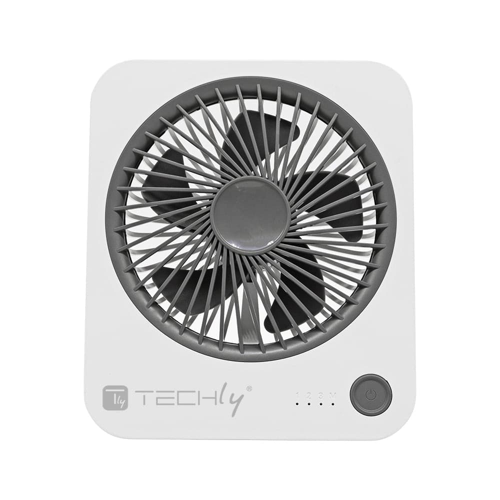 Ventilatore da Scrivania Ultra Sottile Pieghevole e Portatile a 4 Velocit&agrave - 9