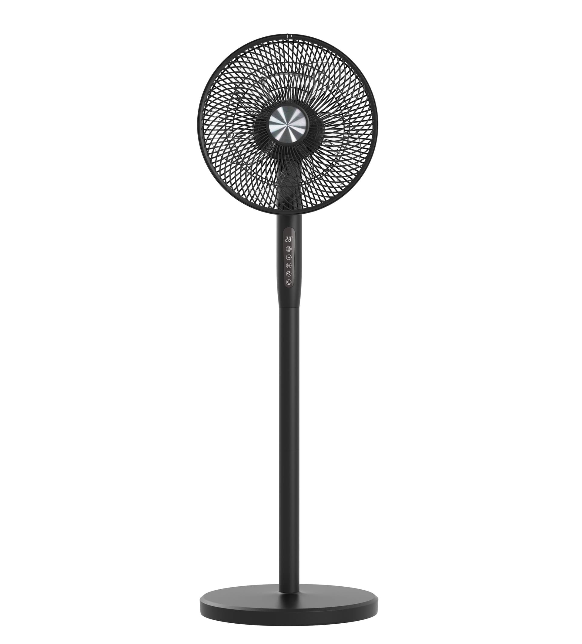 Ventilatore 12'' 2 in 1 con Piantana a 3 Altezze 12 Velocit&agrave con Telecomando Oscillazione a 720&deg e Timer - 5