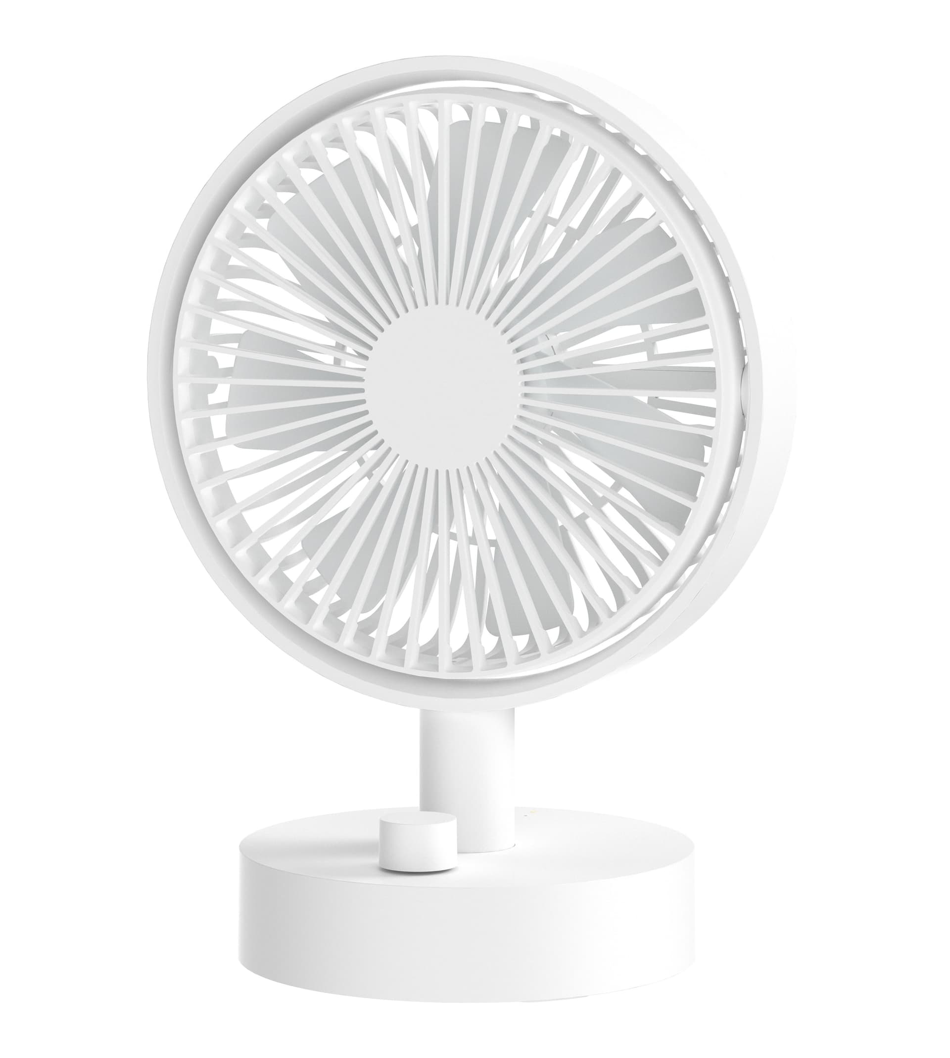 Mini Ventilatore Rotante da Tavolo a 10 Velocit&agrave Ricarica USB - 3