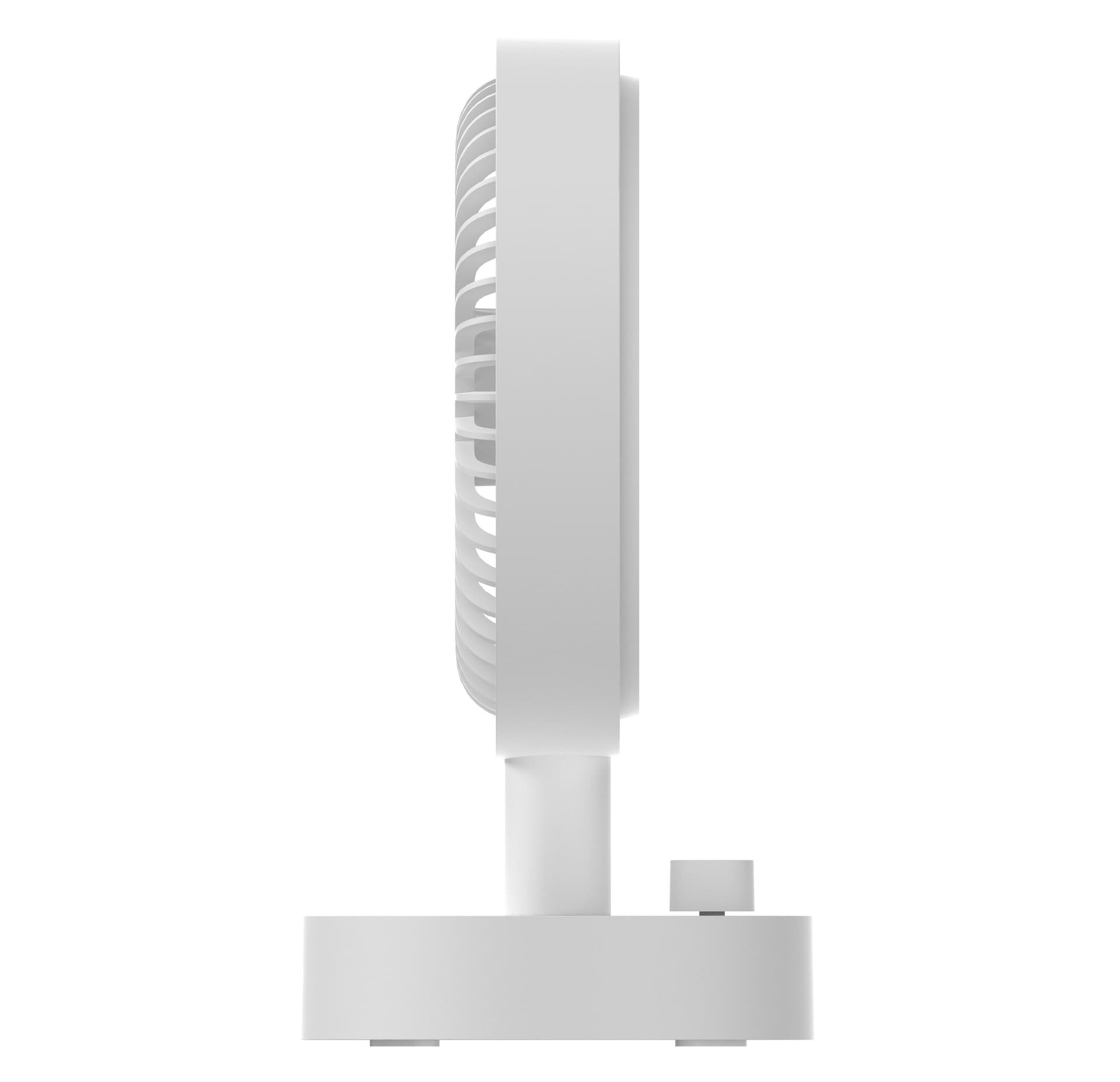 Mini Ventilatore Rotante da Tavolo a 10 Velocit&agrave Ricarica USB - 8