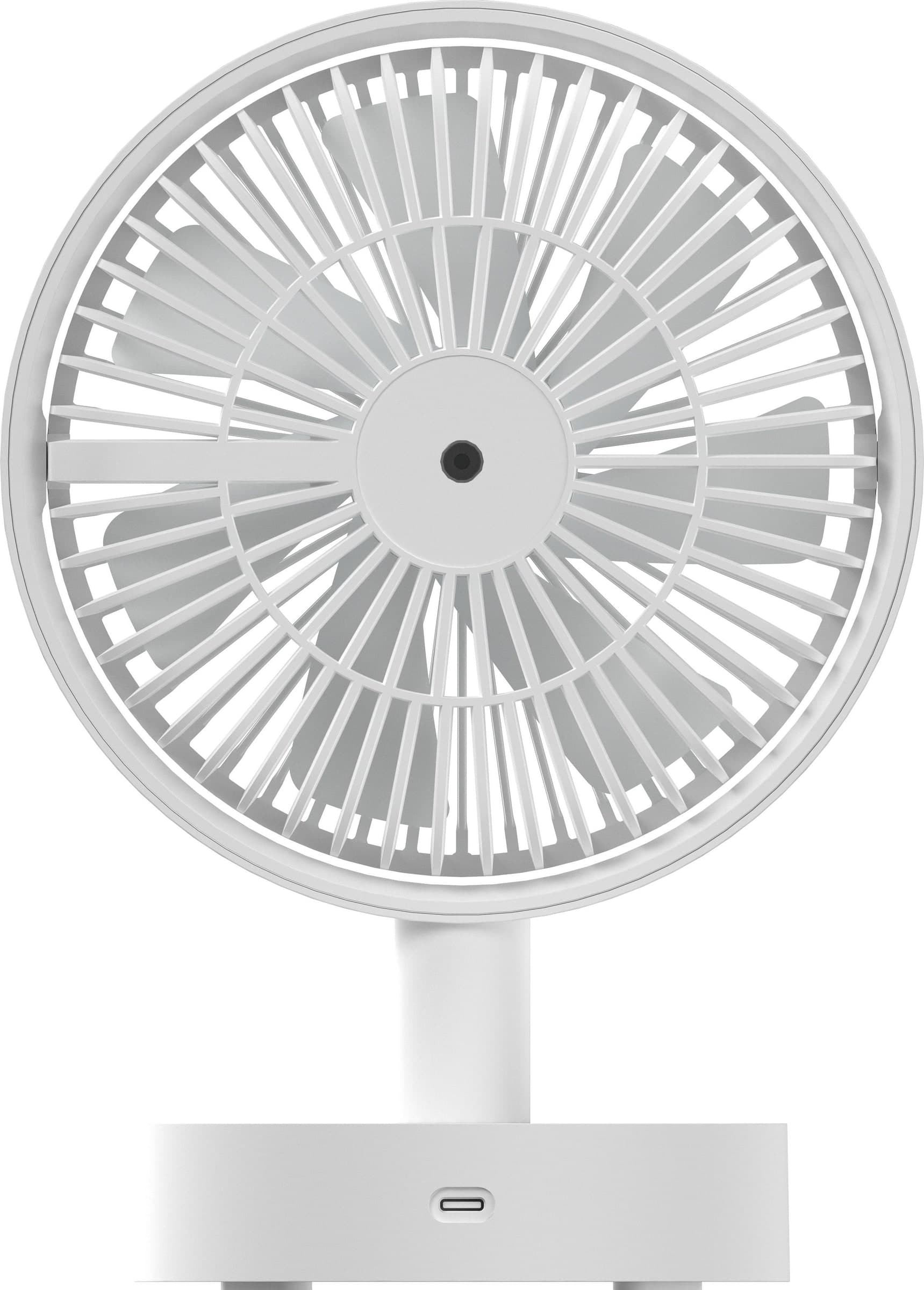 Mini Ventilatore Rotante da Tavolo a 10 Velocit&agrave Ricarica USB - 9