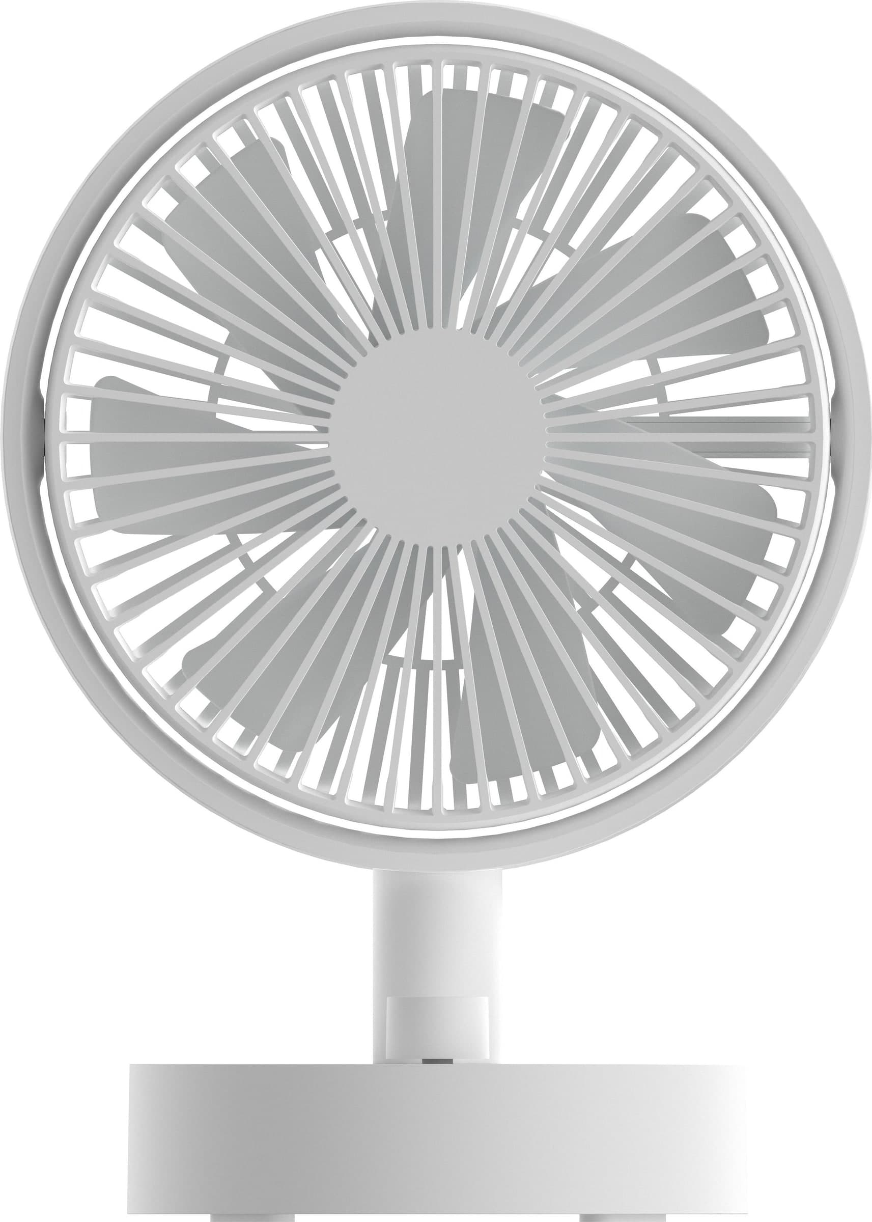Mini Ventilatore Rotante da Tavolo a 10 Velocit&agrave Ricarica USB - 10