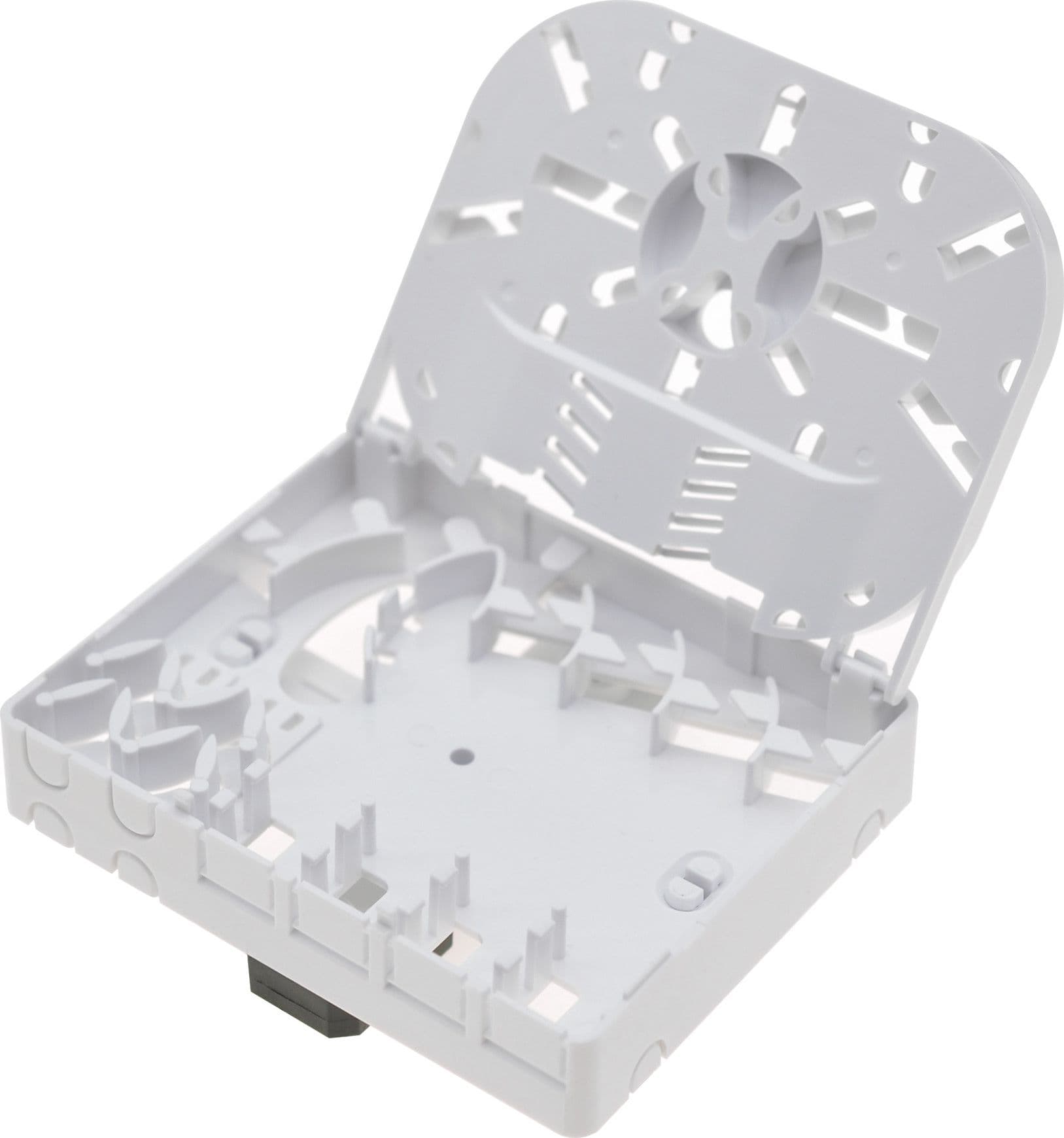 Scatola di Terminazione Ottica di Appartamento (STOA) FTTH per 4 fibre 4 adattatori su guida DIN - 8