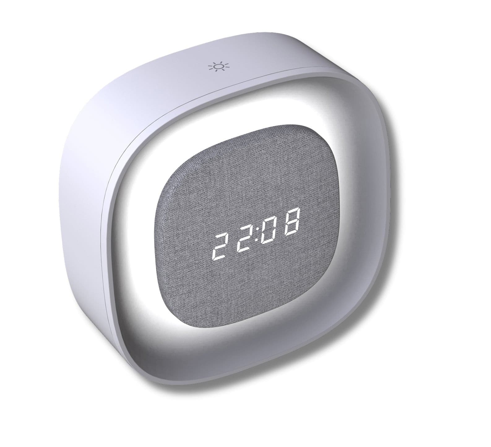 Sveglia Wireless Multifunzione con Luce Notturna Regolabile - 16