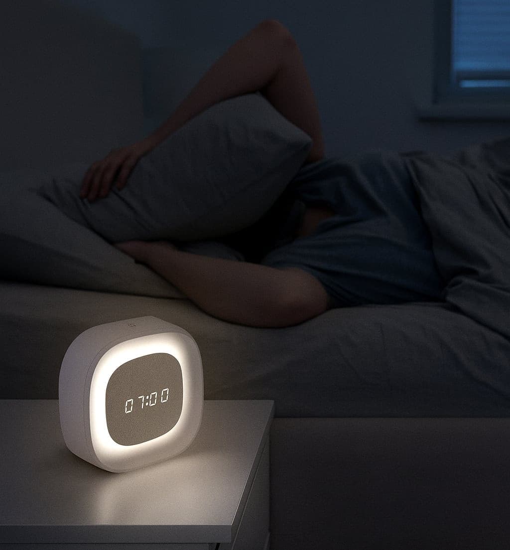 Sveglia Wireless Multifunzione con Luce Notturna Regolabile - 18