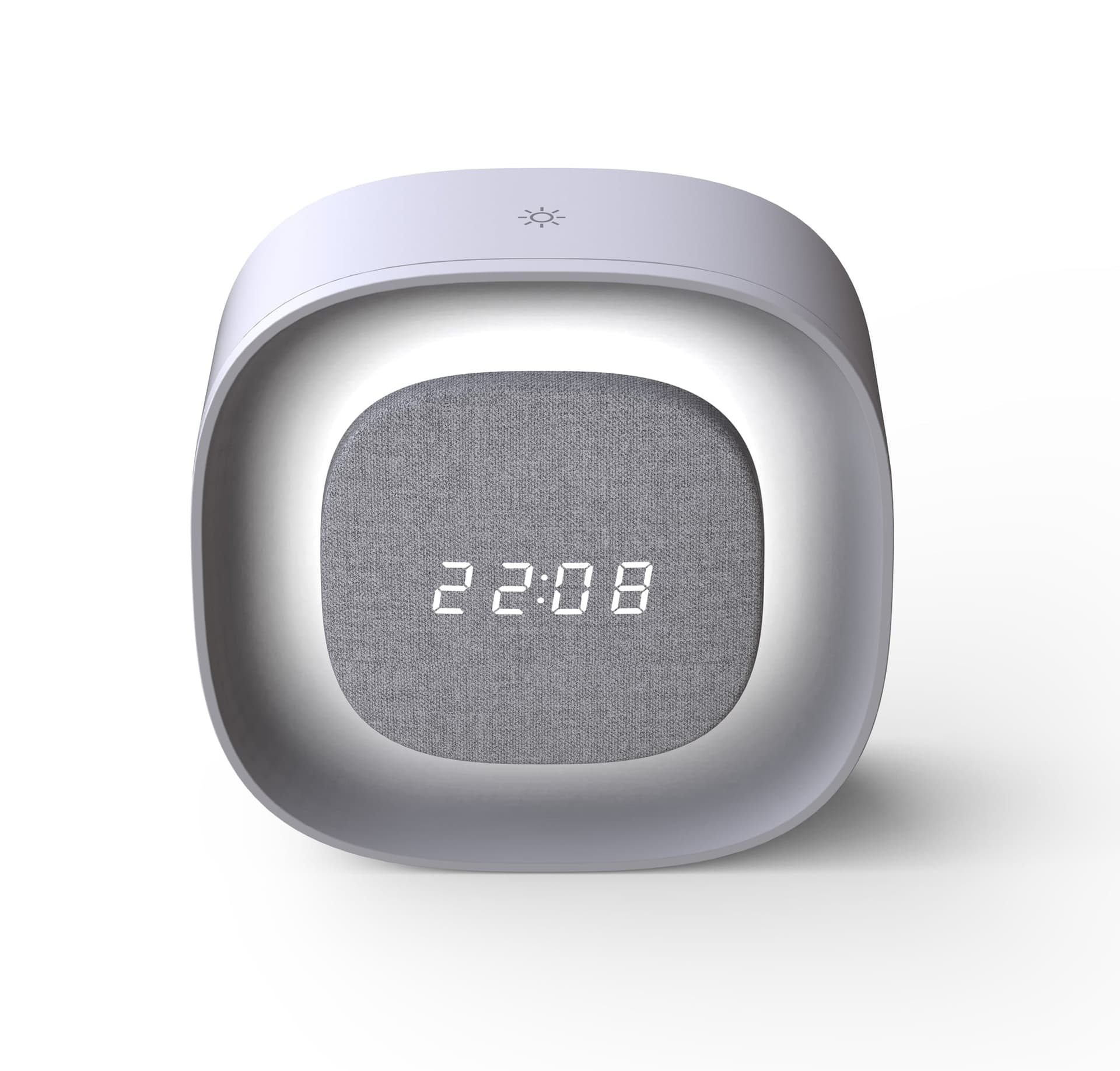 Sveglia Wireless Multifunzione con Luce Notturna Regolabile - 19