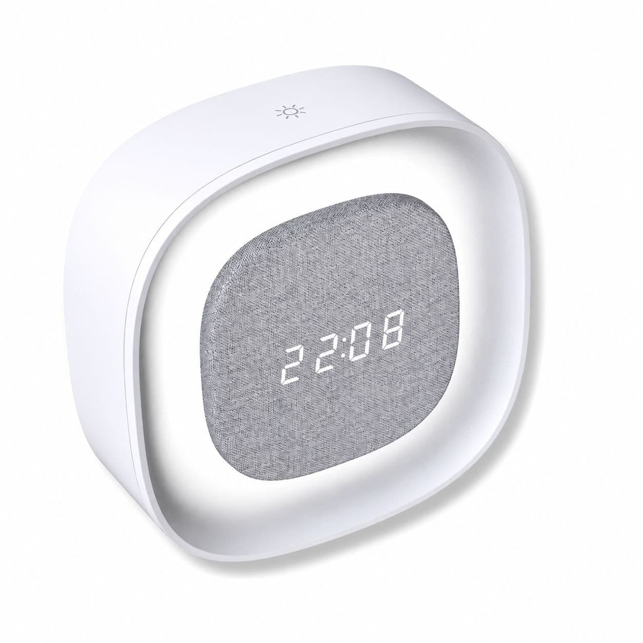 Sveglia Wireless Multifunzione con Luce Notturna Regolabile - 20