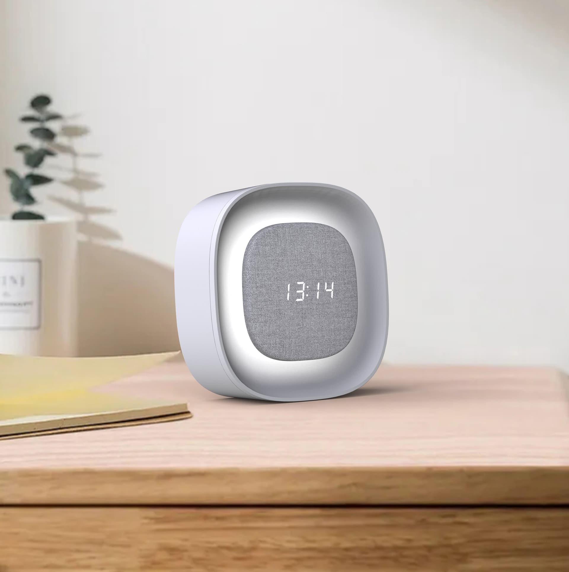 Sveglia Wireless Multifunzione con Luce Notturna Regolabile - 5