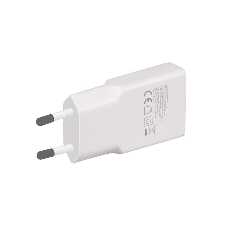 Caricatore Alimentatore GaN USB-C&trade (PD) + USB-A (QC) da Muro 20W Bianco - 4