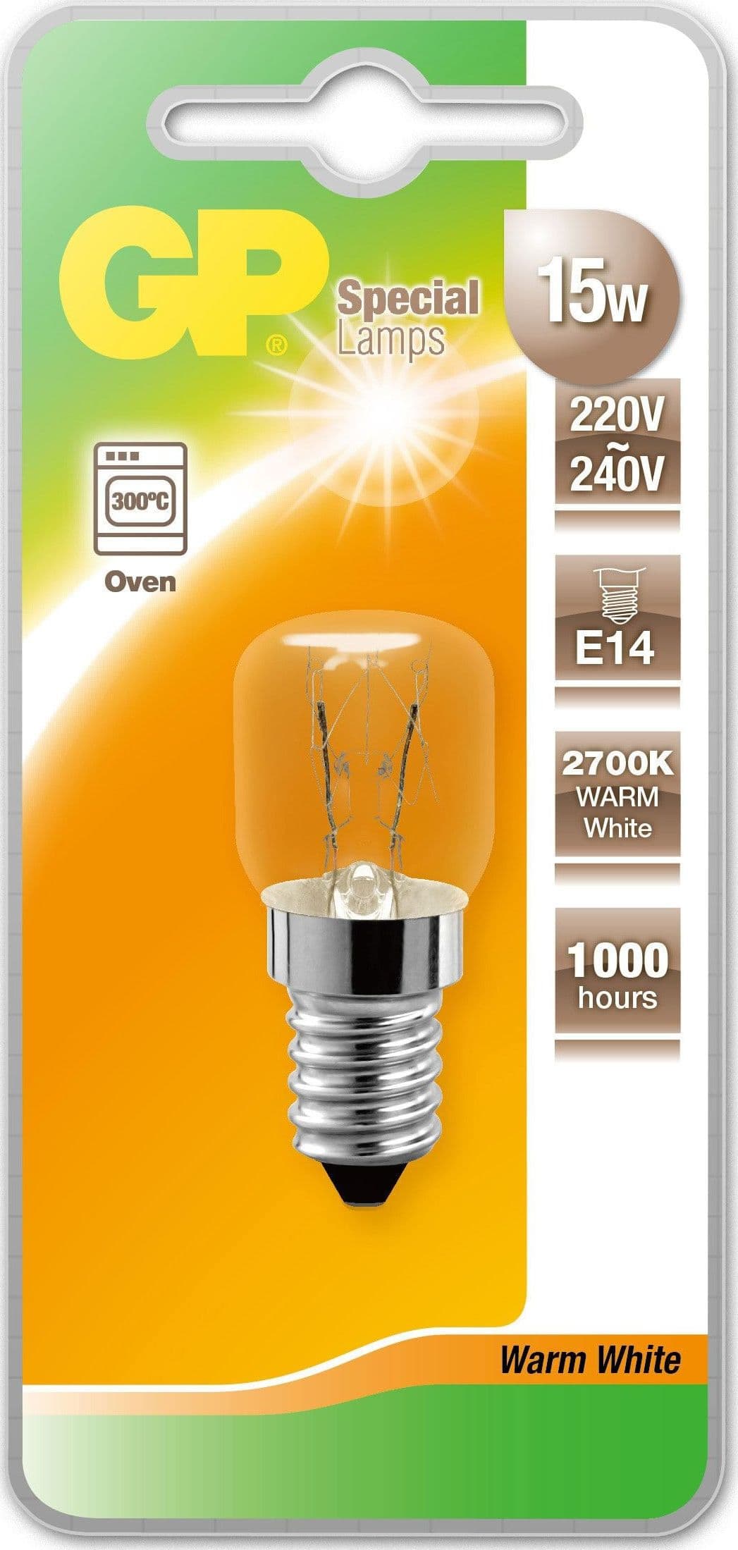 Lampadina Forno E14 15W 75lm classe A+ - 2
