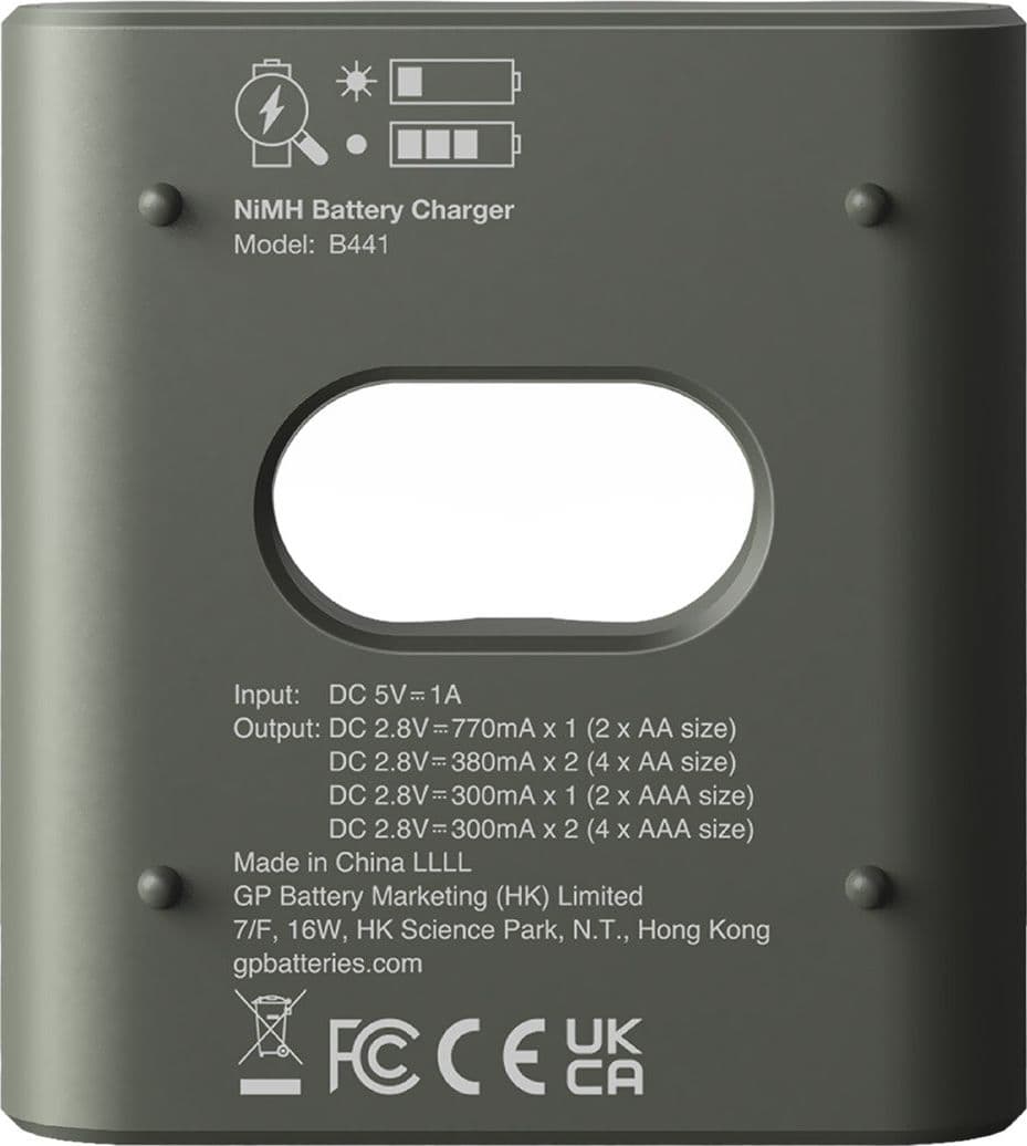Caricabatterie per AA e AAA senza Batterie - 3