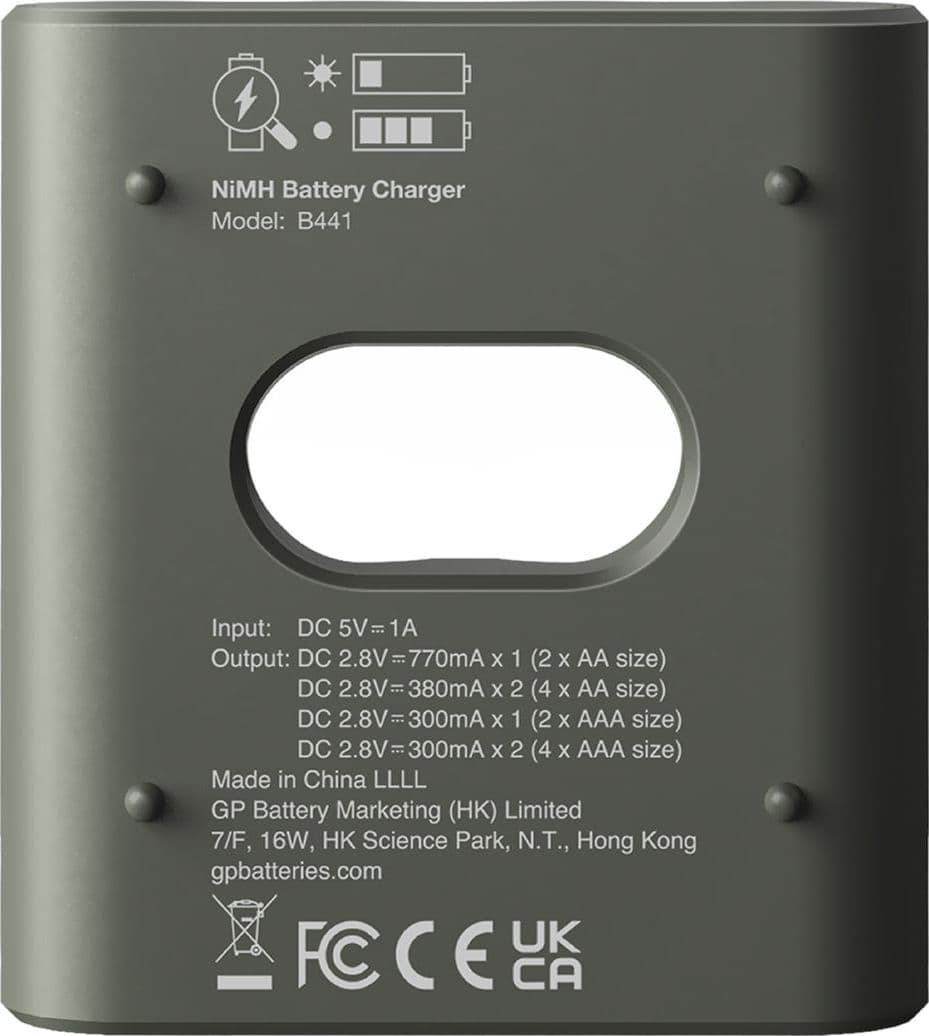 Caricabatterie per AA e AAA senza Batterie - 10