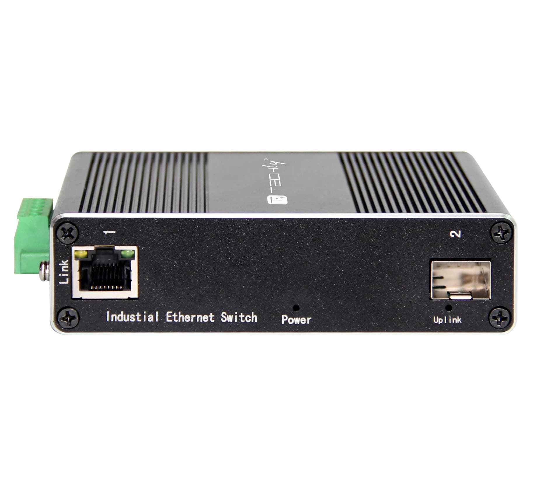 Convertitore Ethernet Industriale Gigabit 1 porta RJ45 a 1 porta SFP Non Gestito - 6
