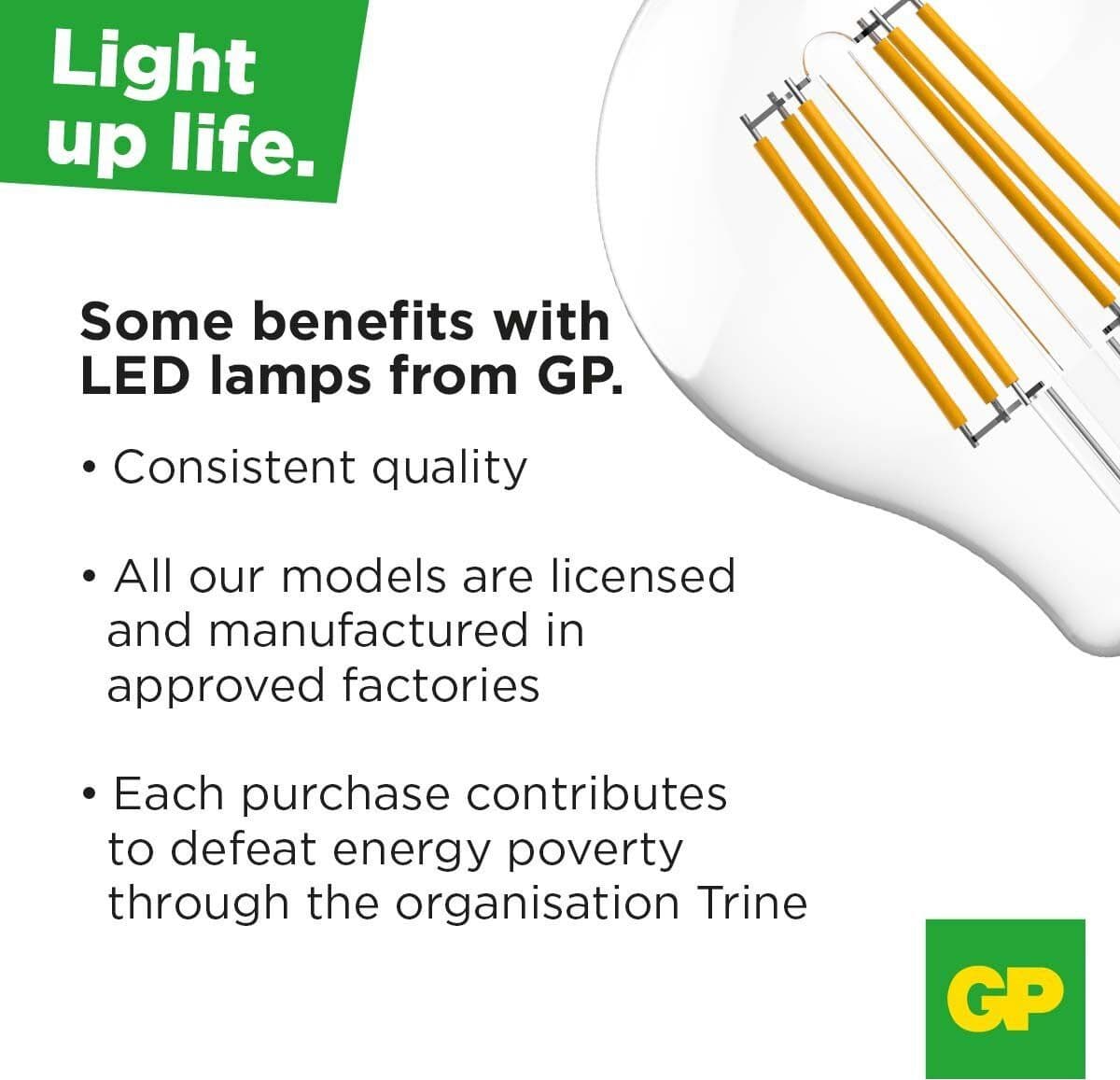Lampada LED Globo E27 Bianco Caldo 12W, Classe F - 3