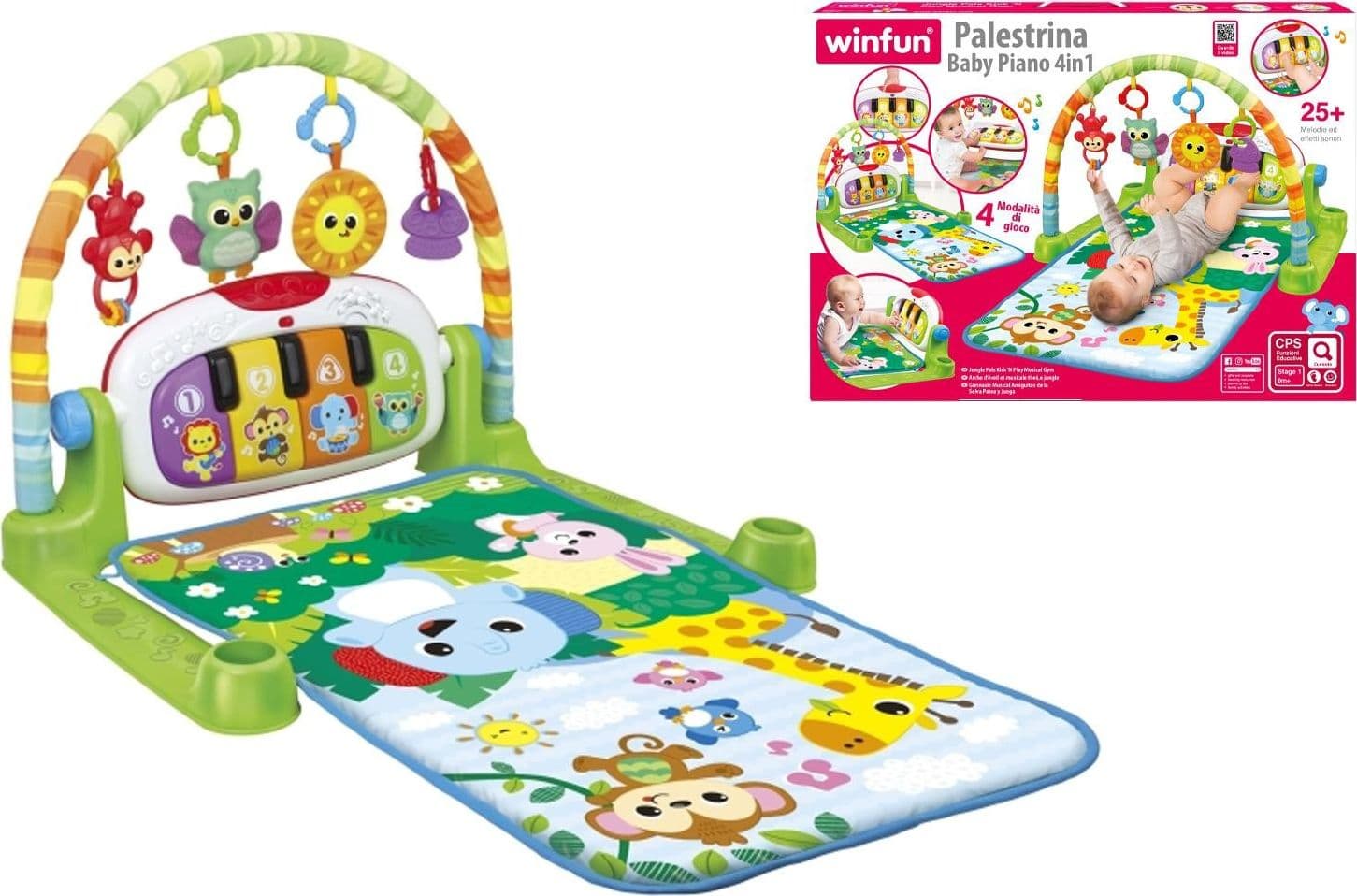 Palestrina Baby Piano 4in1 - 2