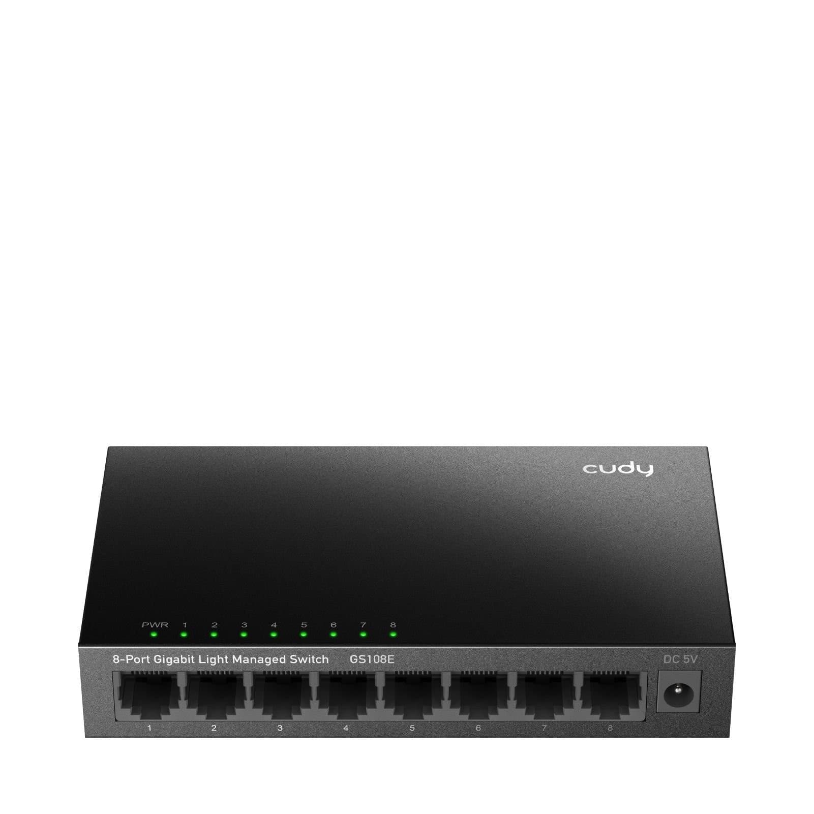 Switch 8 Porte Gigabit Web Managed, GS108E - 2