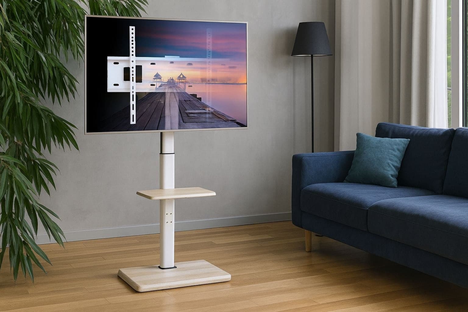 Supporto a Pavimento per TV LCD/LED/Plasma 32-70'' - 16