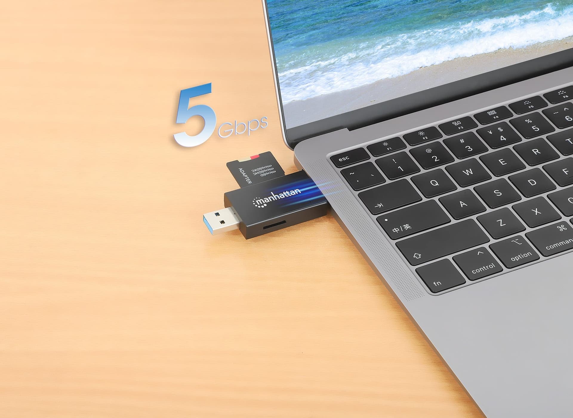 Lettore/Scrittore USB 3.0 Combo USB-C&trade/USB-A Multi-Schede - 12