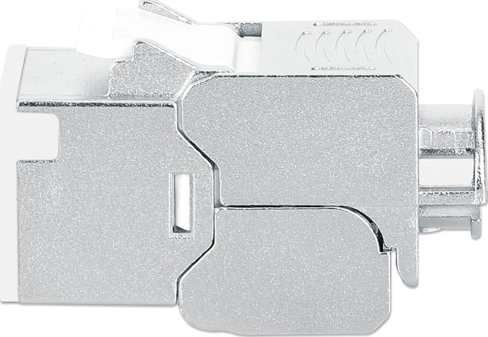 Frutto Keystone RJ45 Cat.6A 10G Slim STP Toolless Bianco - 14