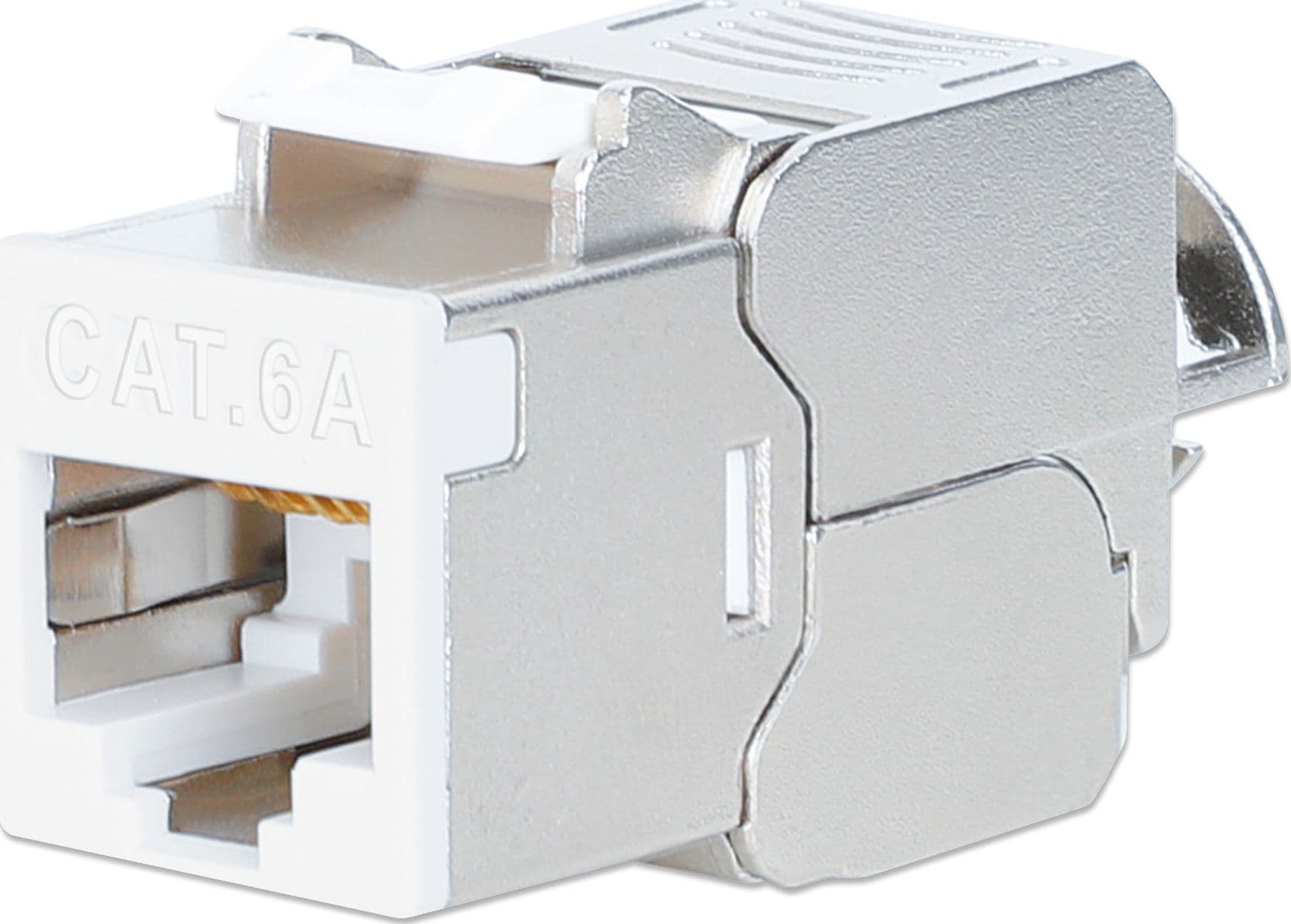 Frutto Keystone RJ45 Cat.6A 10G Slim STP Toolless Bianco - 6