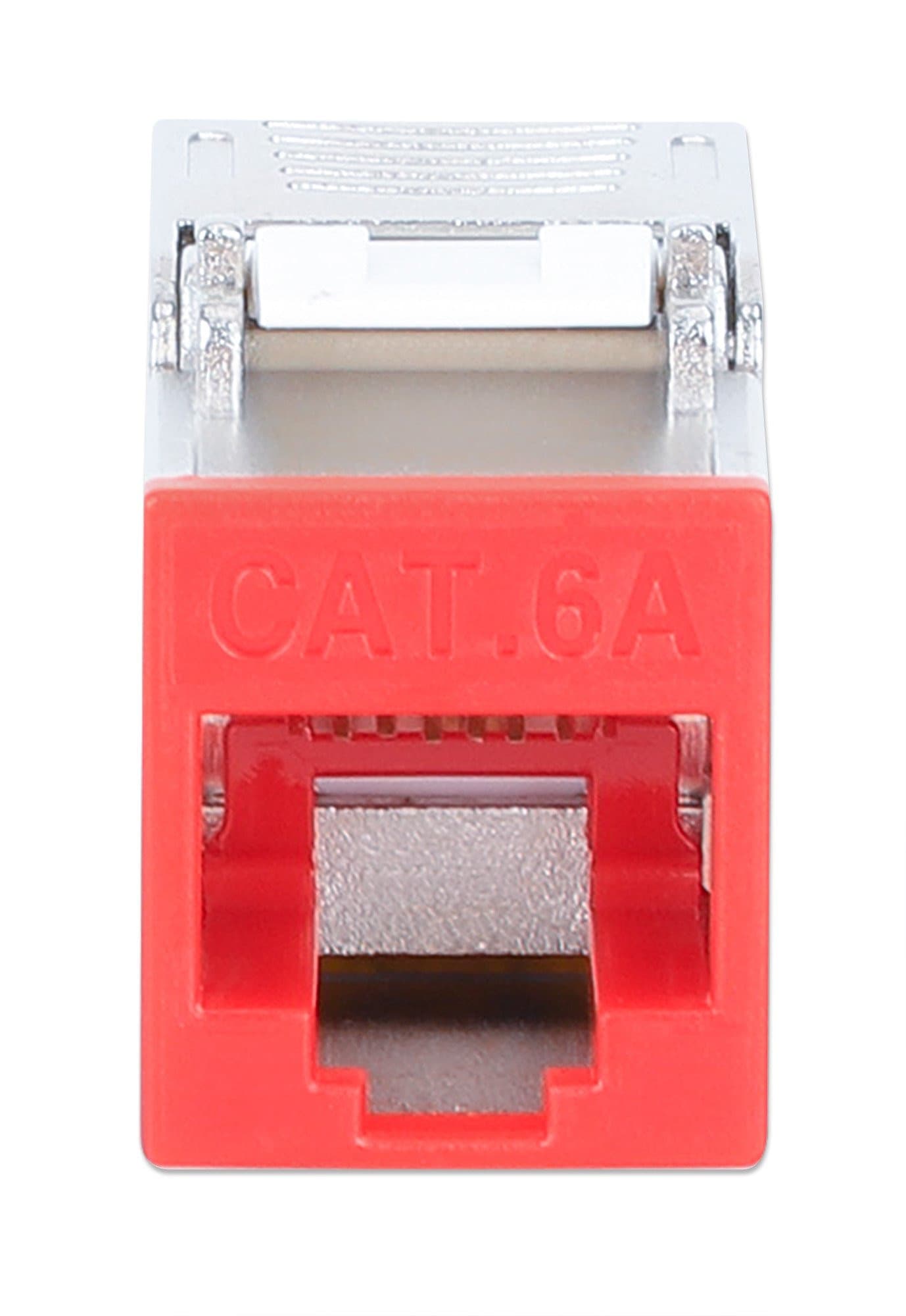 Frutto Keystone RJ45 Cat.6A 10G Slim STP Toolless Rosso - 3