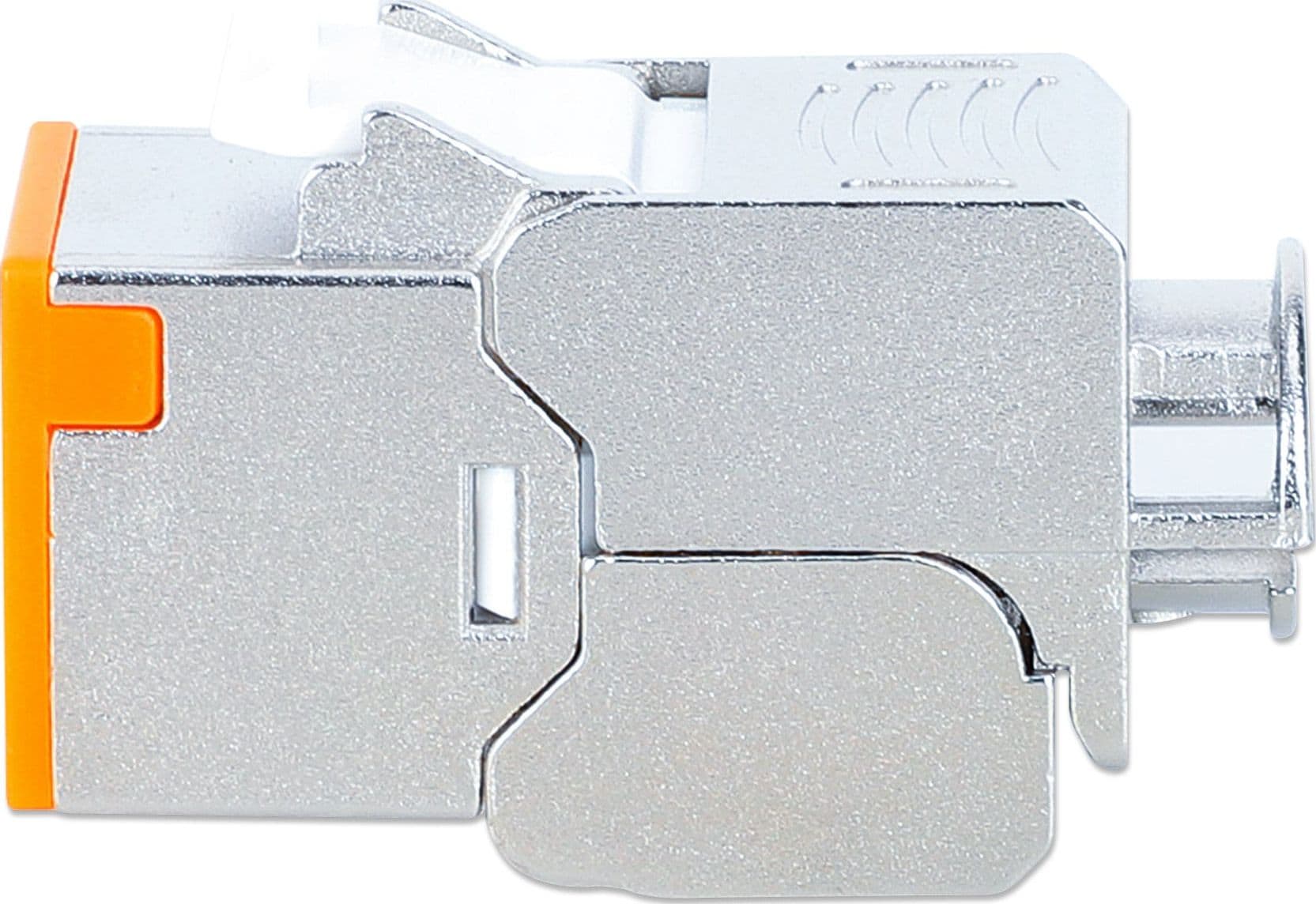 Frutto Keystone RJ45 Cat.6A 10G Slim STP Toolless Arancione - 13