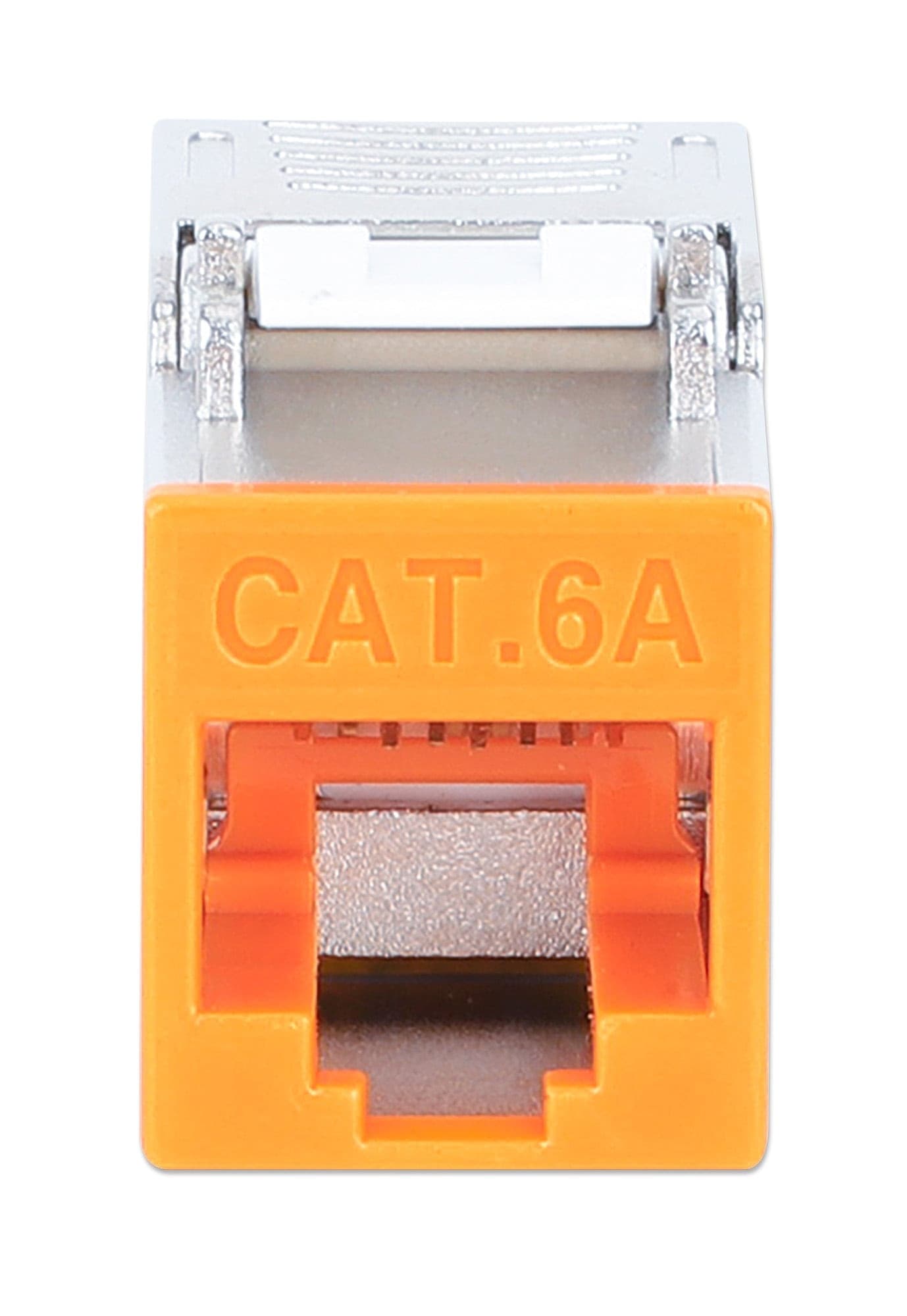 Frutto Keystone RJ45 Cat.6A 10G Slim STP Toolless Arancione - 14