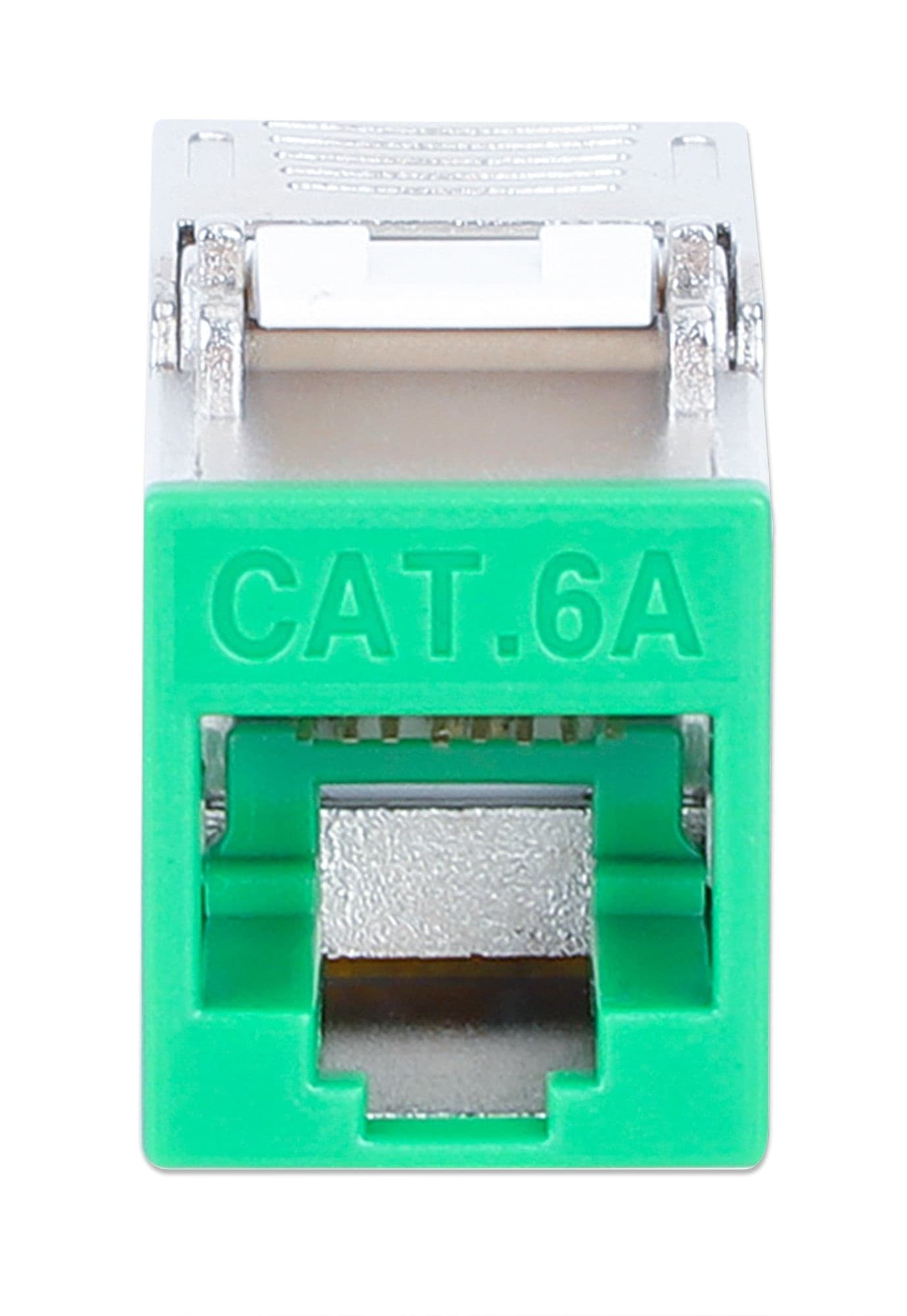 Frutto Keystone RJ45 Cat.6A 10G Slim STP Toolless Verde - 16