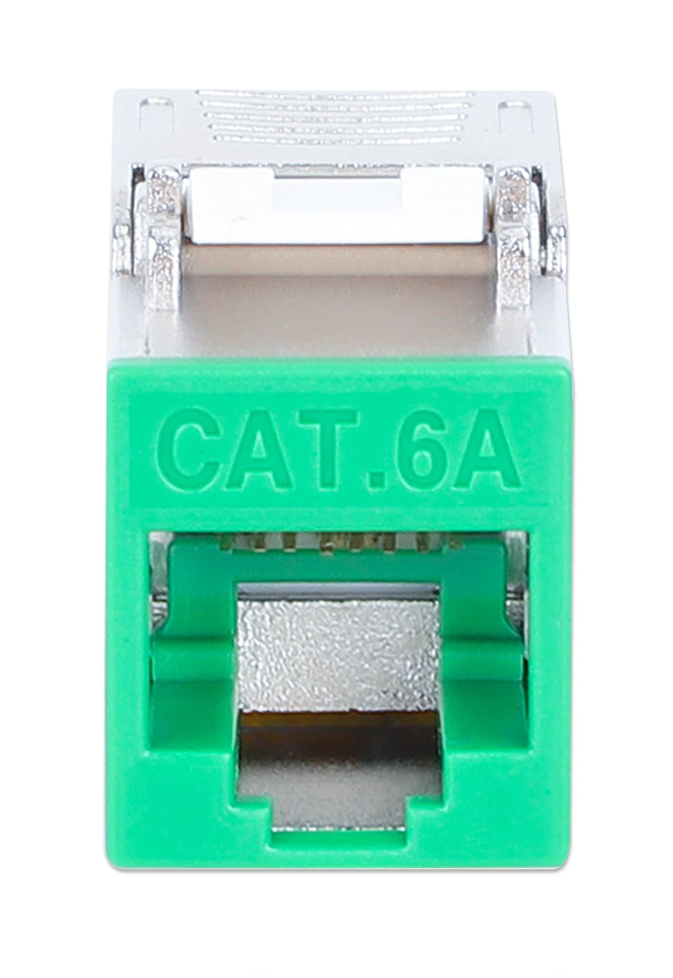 Frutto Keystone RJ45 Cat.6A 10G Slim STP Toolless Verde - 3