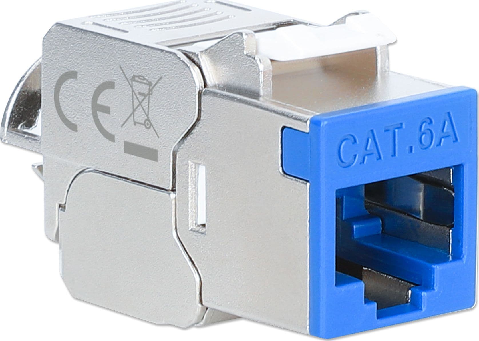 Frutto Keystone RJ45 Cat.6A 10G Slim STP Toolless Blu - 2