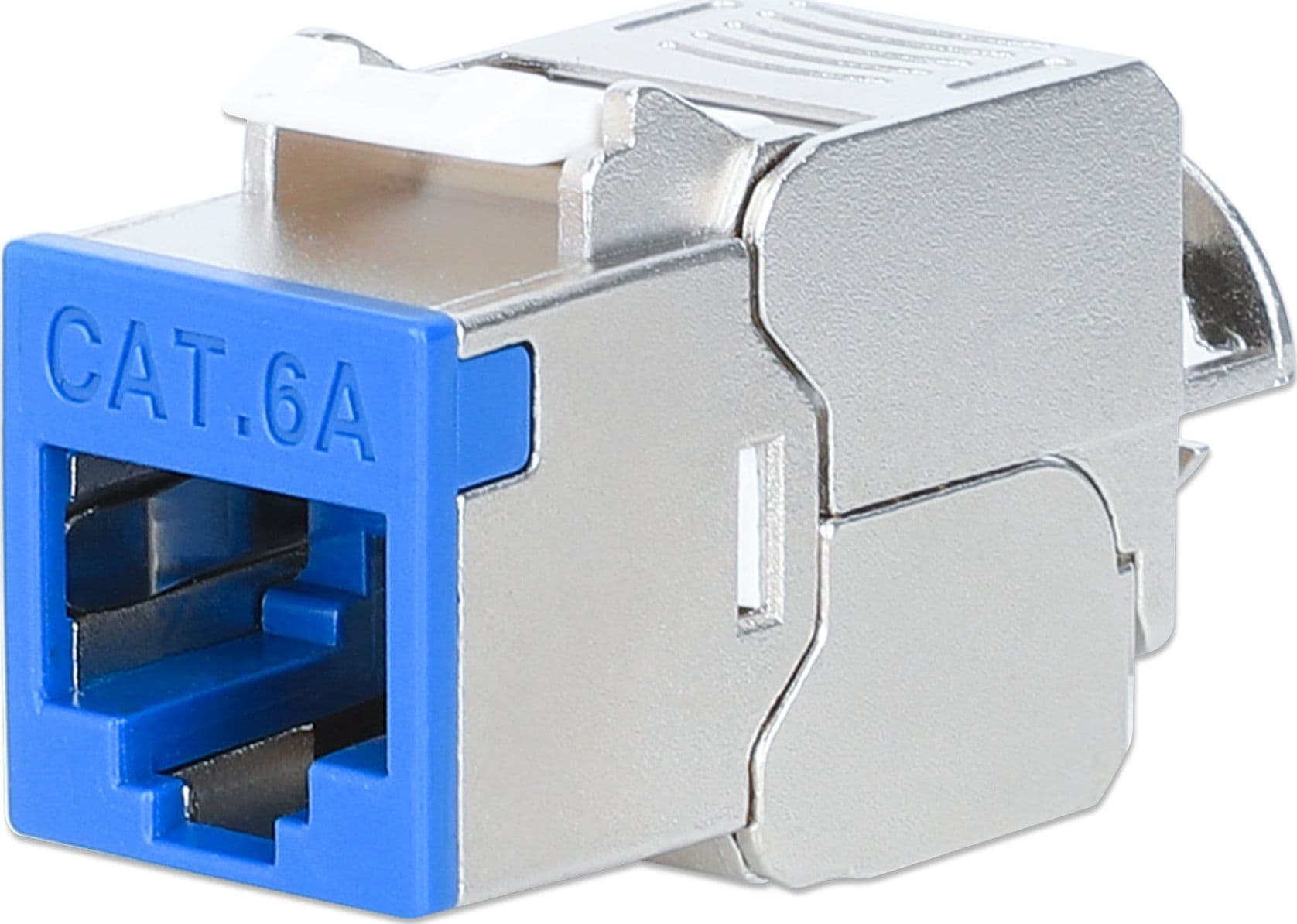 Frutto Keystone RJ45 Cat.6A 10G Slim STP Toolless Blu - 12