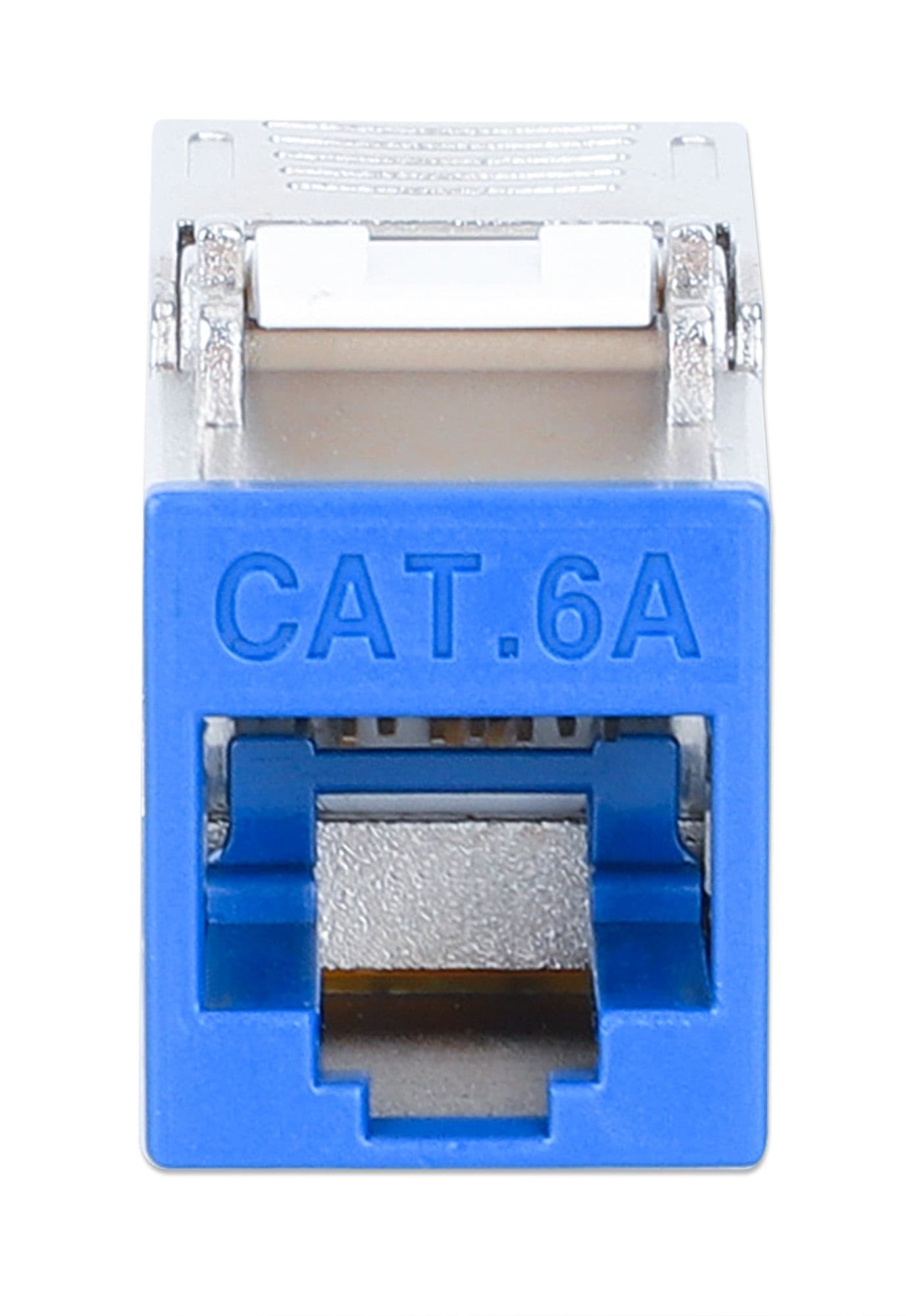 Frutto Keystone RJ45 Cat.6A 10G Slim STP Toolless Blu - 14