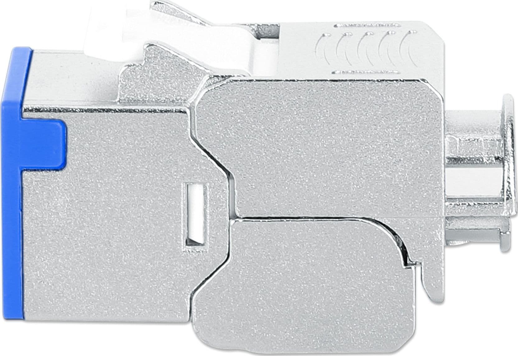 Frutto Keystone RJ45 Cat.6A 10G Slim STP Toolless Blu - 7