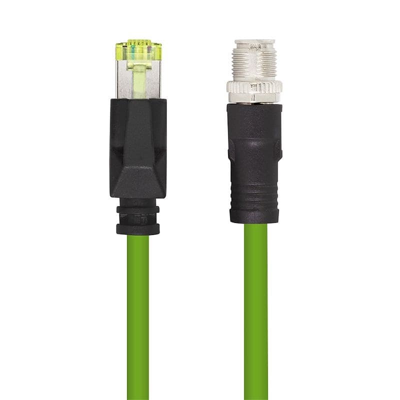 Cavo di Rete Industriale M12 RJ45 Cat. 6A SFTP PUR 5m - 10