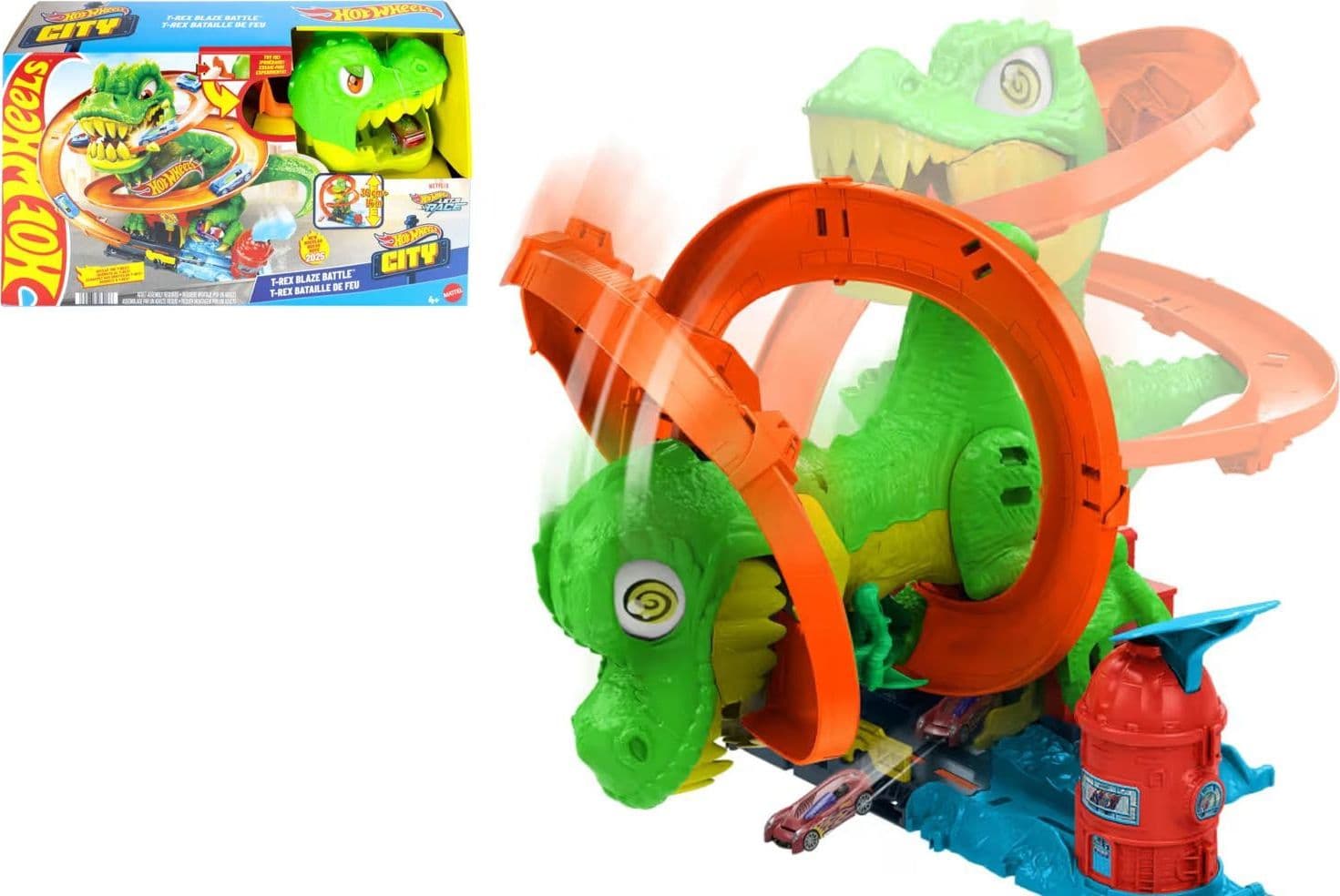 City T-Rex Battaglia Infuocata Hot Wheels