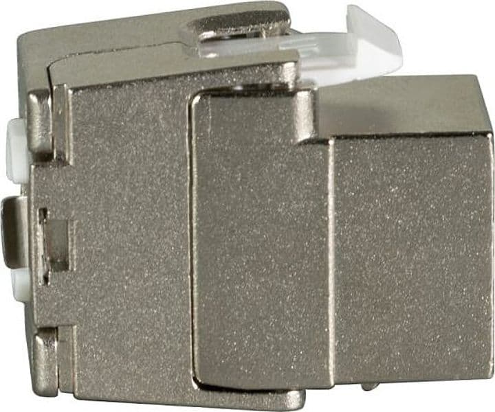 Frutto Keystone RJ45 Cat.6A 10Gigabit FTP 180&deg Toolless con Otturatore - 3