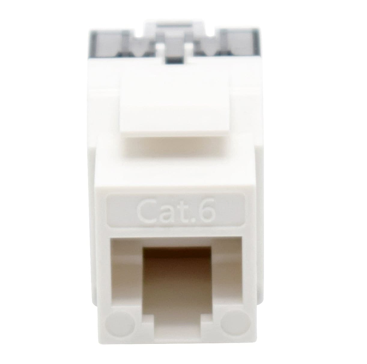Frutto Keystone RJ45 Cat.6 UTP 180&deg Toolless Bianco - 10