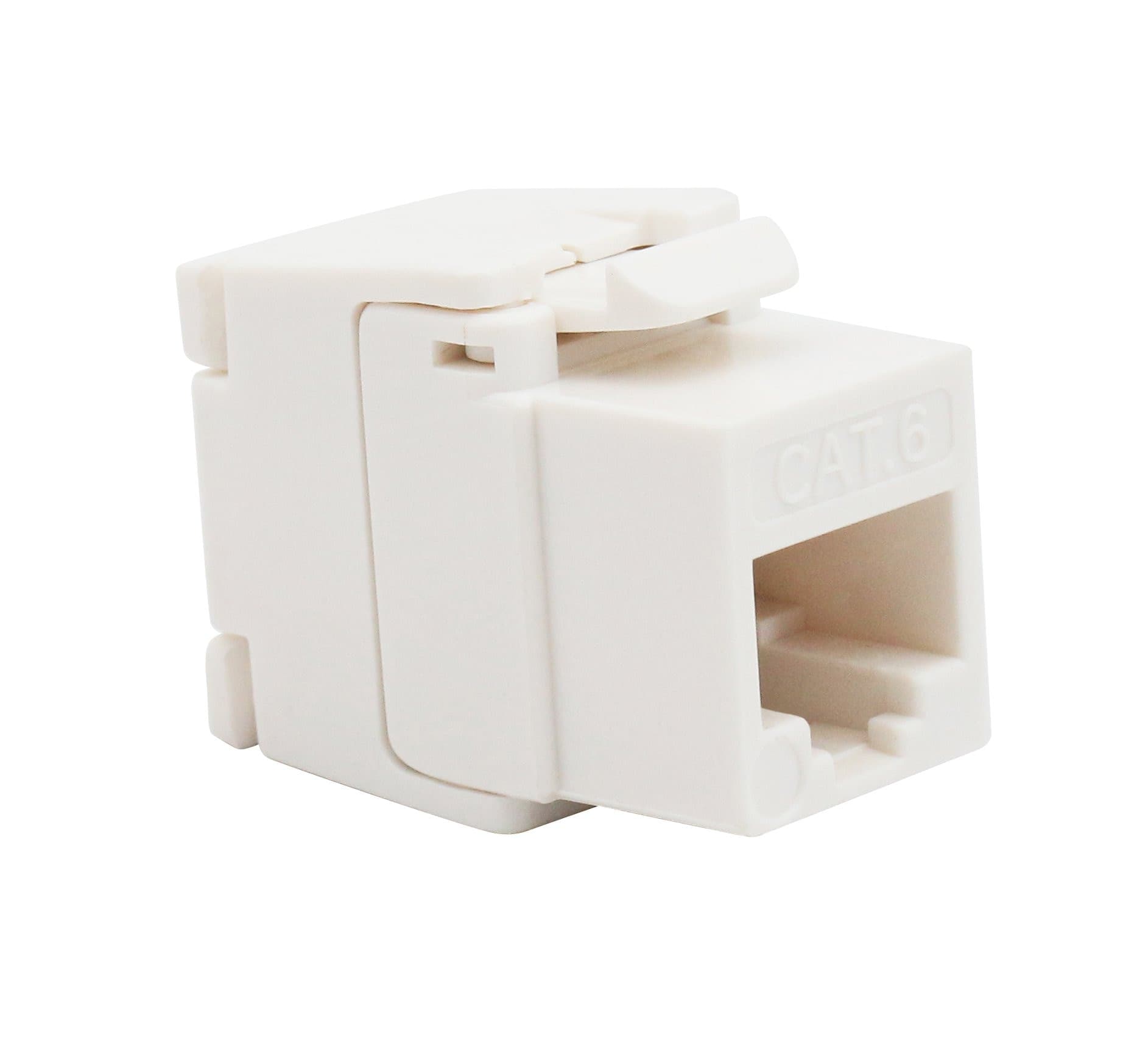 Frutto Keystone RJ45 Cat.6 UTP 180&deg Toolless Bianco - 3