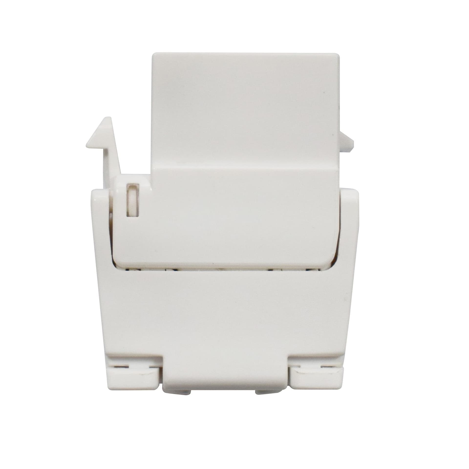 Frutto Keystone RJ45 Cat.6 UTP 180&deg Toolless con Otturatore - 11