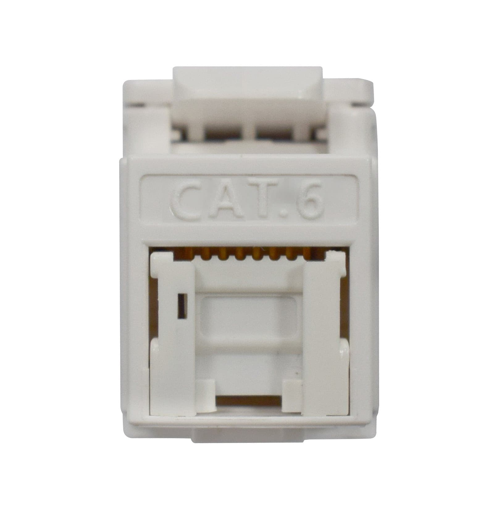 Frutto Keystone RJ45 Cat.6 UTP 180&deg Toolless con Otturatore - 12