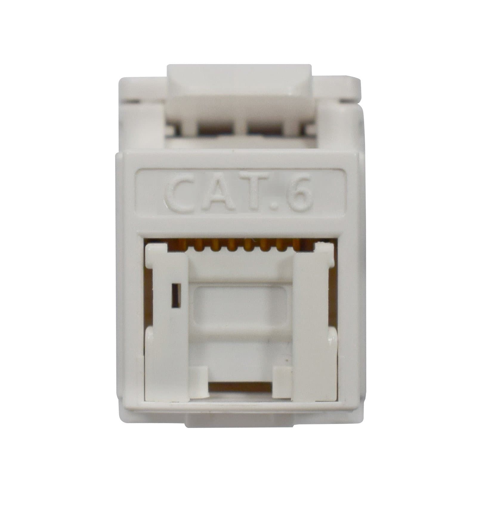 Frutto Keystone RJ45 Cat.6 UTP 180&deg Toolless con Otturatore - 3