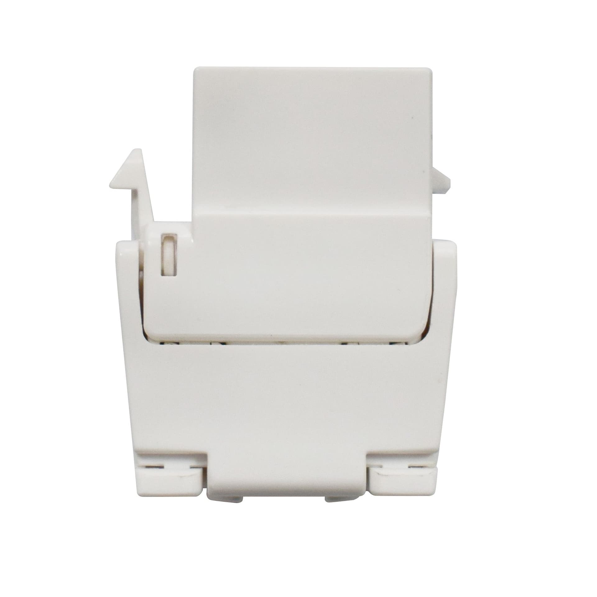 Frutto Keystone RJ45 Cat.6 UTP 180&deg Toolless con Otturatore - 4