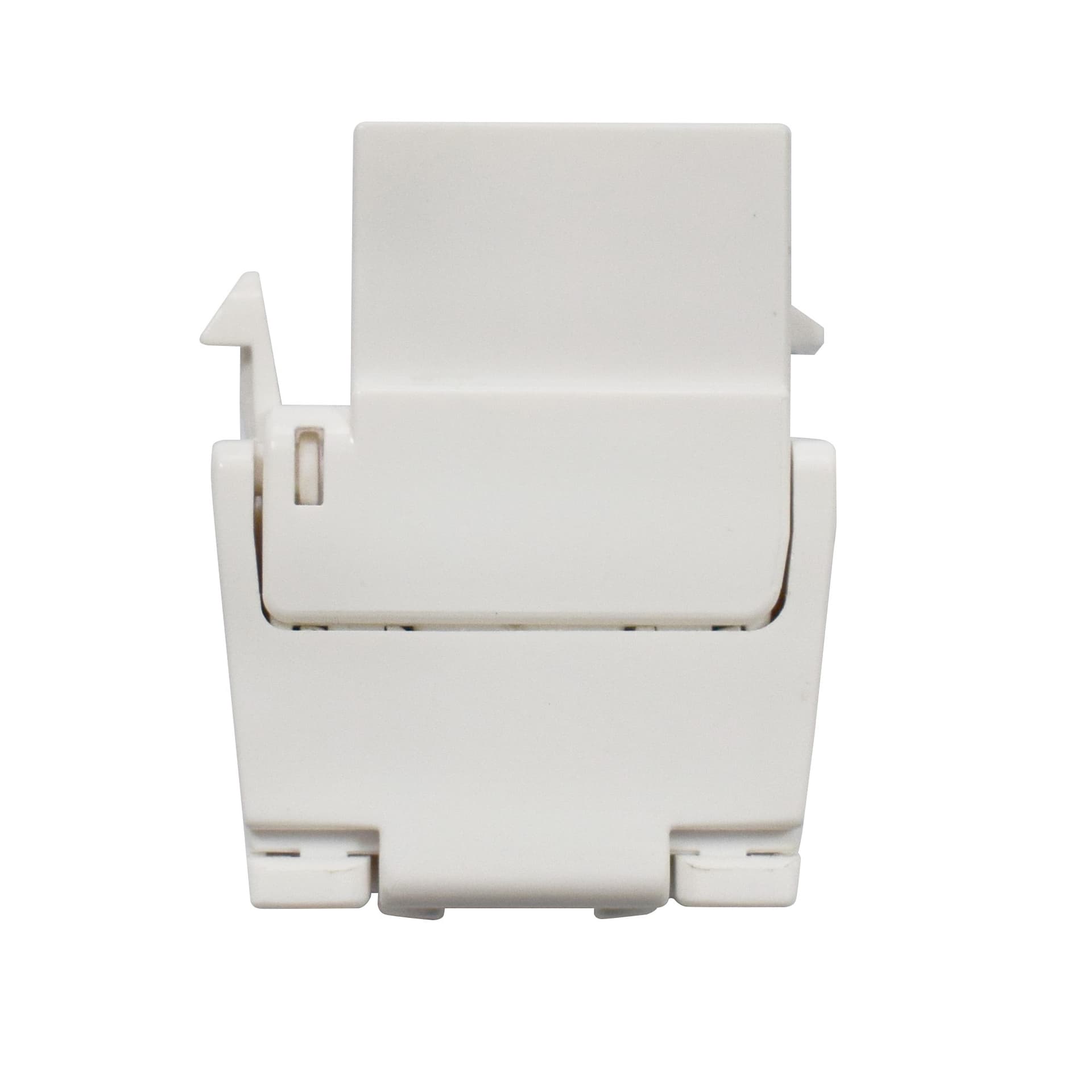 Frutto Keystone RJ45 Cat.6 UTP 180&deg Toolless con Otturatore - 8